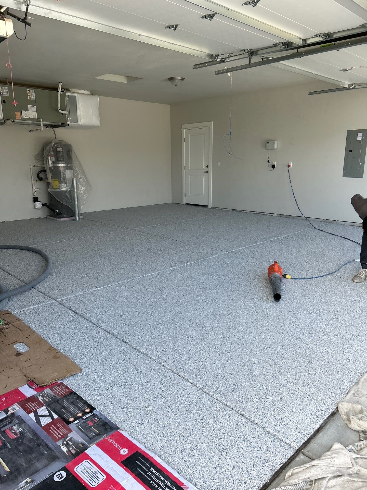 Garage Transformation using Tidal Wave by Croc Coatings, LLC