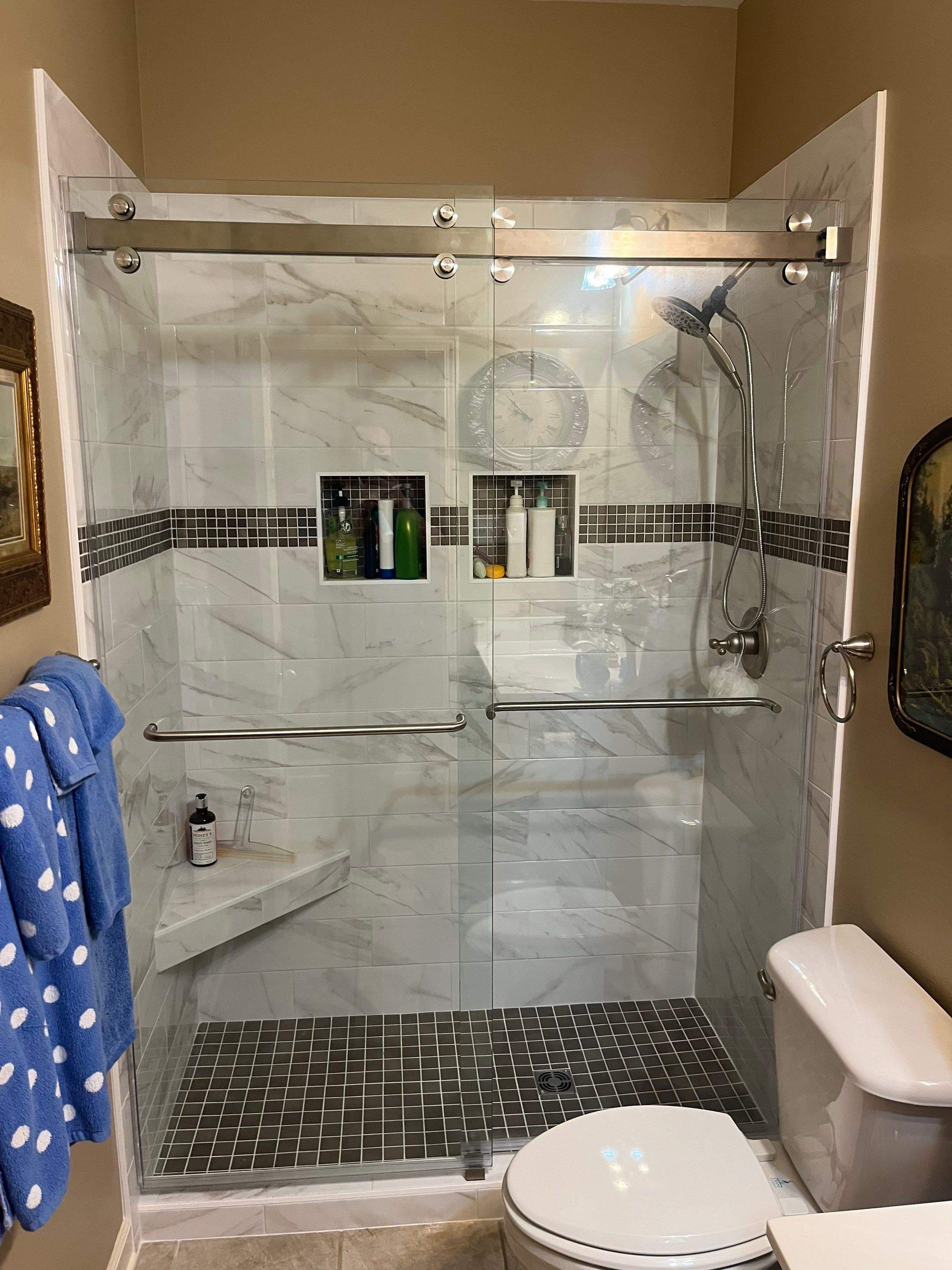 Shower Pictures by Custom Glass Service