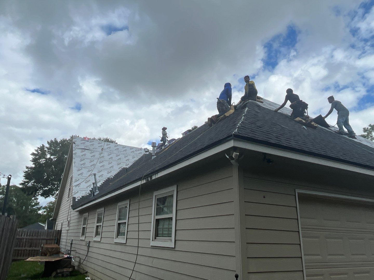 Residential Roof Replacement using GAF HDZ - Charcoal shingles by Elite Roofing LLC
