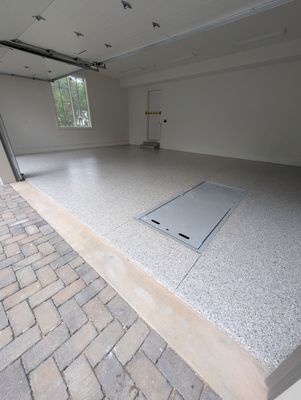 Garage Floor Coating using Cabin Fever