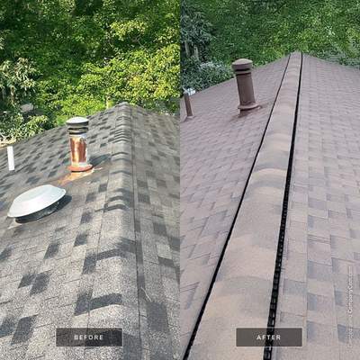 Roof Installation using IKO Cambridge