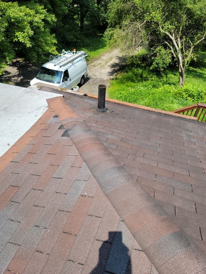 Atlas Pinnacle Pristine Scotchgard: Hickory Drip Edge: Musket brown by Eagle Eye Roofing