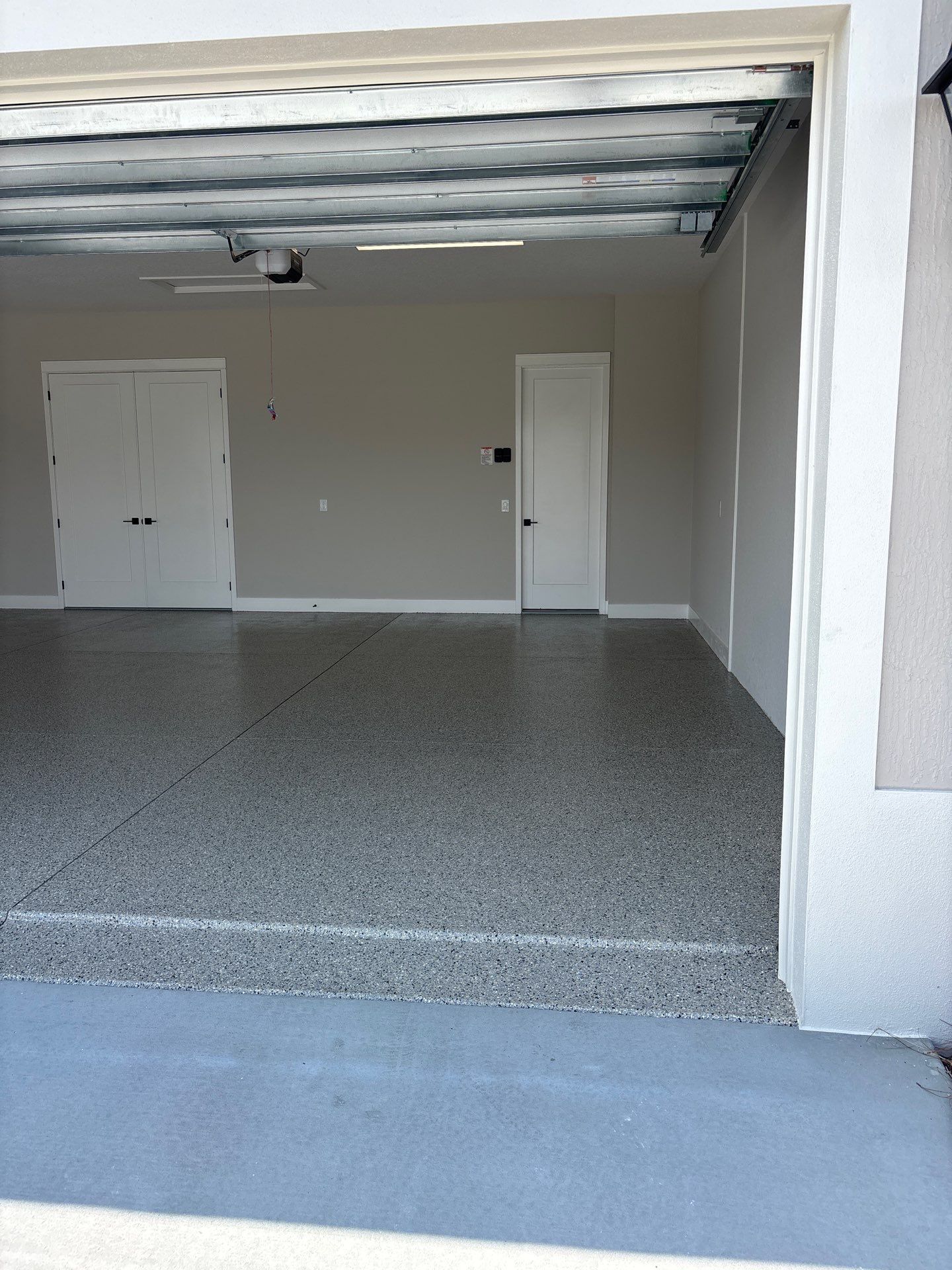 Garage Mediterranean  by Innovative Concrete Coatings 
