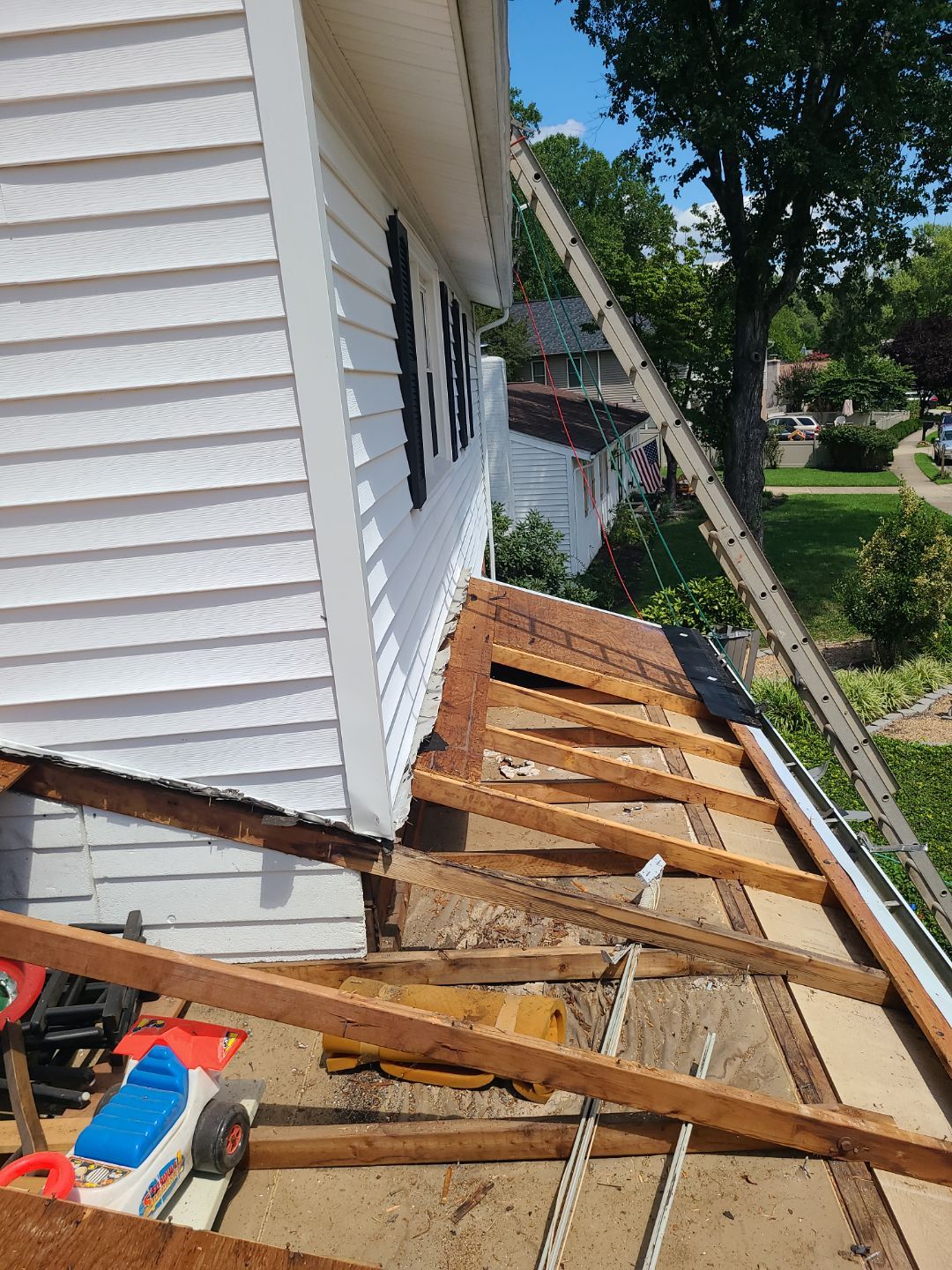 Burke: Residential Roof Installation with CertainTeed Landmark Pro Designer Shingles in Max Def Charcoal Black by RM Banning, Inc.