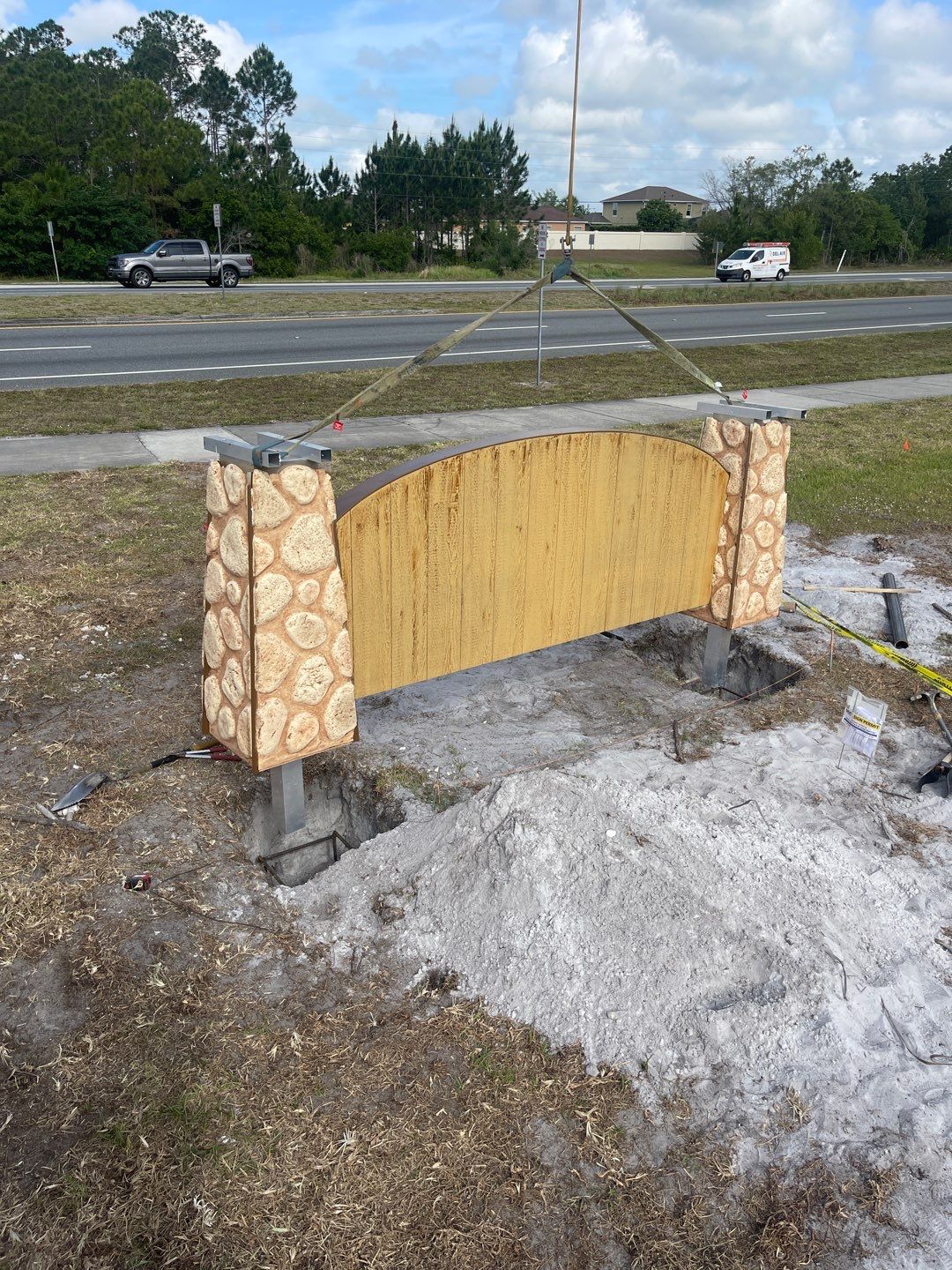 Monument Sign for Johnson Springs by SignCrafters