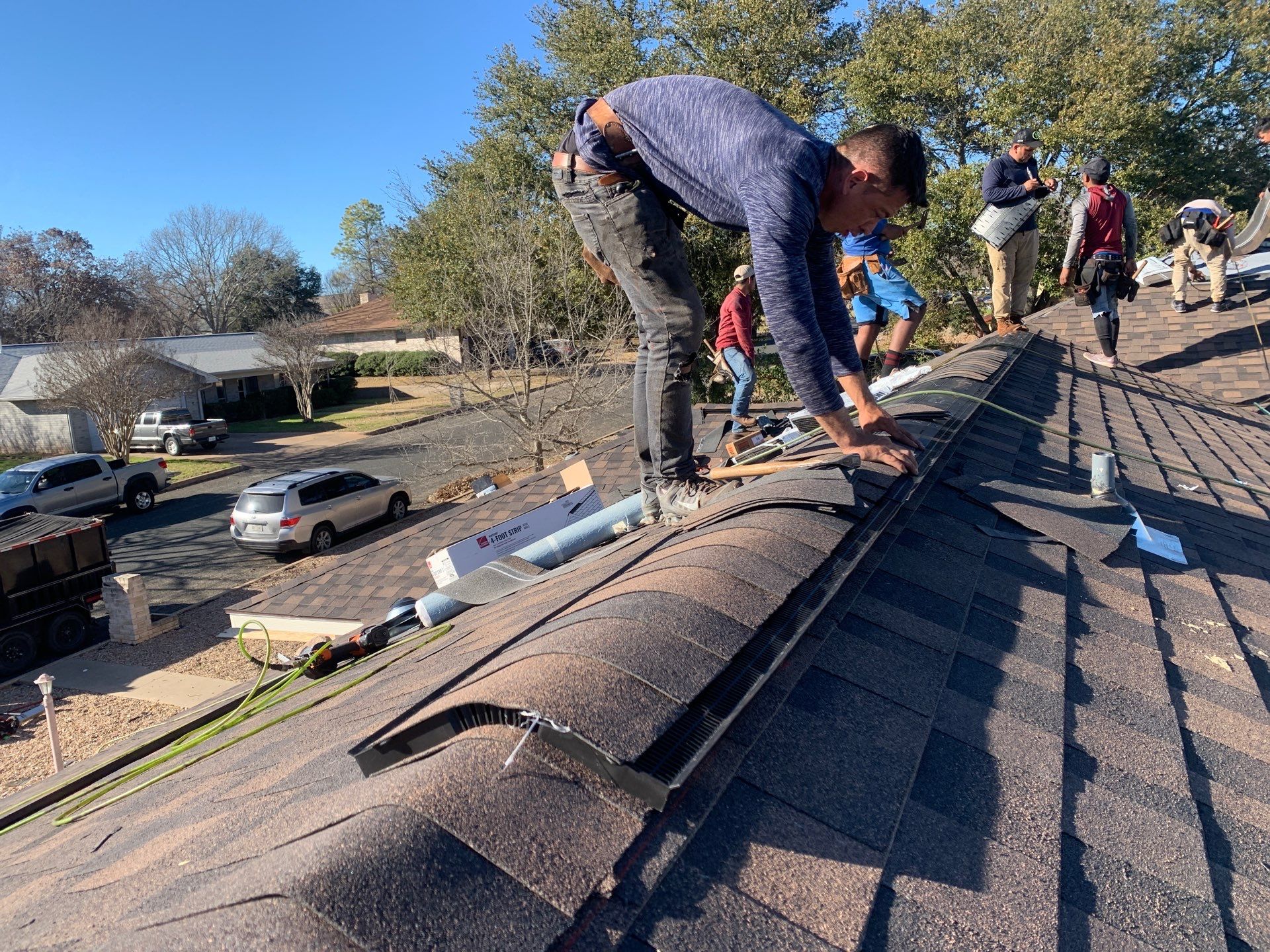 Full Residential Roofing Replacement and Decking Restoration in Fredericksburg by Caliber Restoration LLC