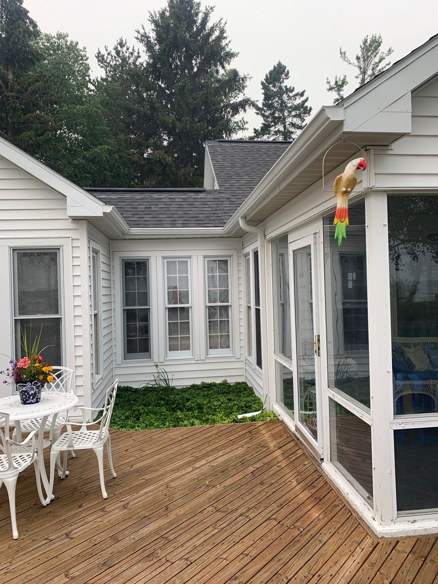 Seamless Gutter Installation for Frankfort Home and Sunroom
