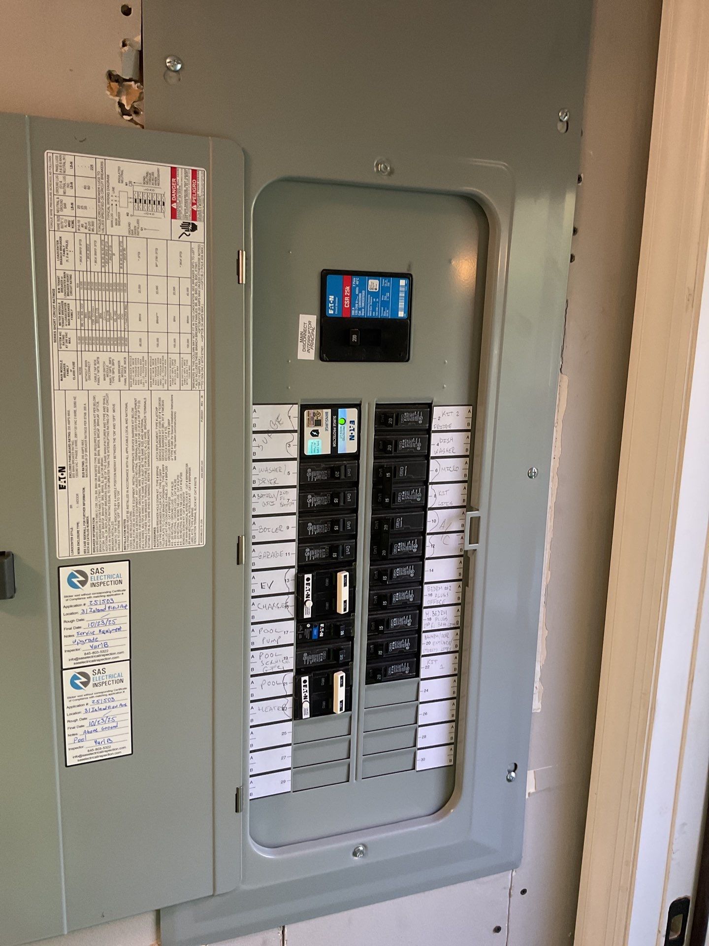200A Service Upgrade with Pool & EV Charger Wiring by ZAM Electric