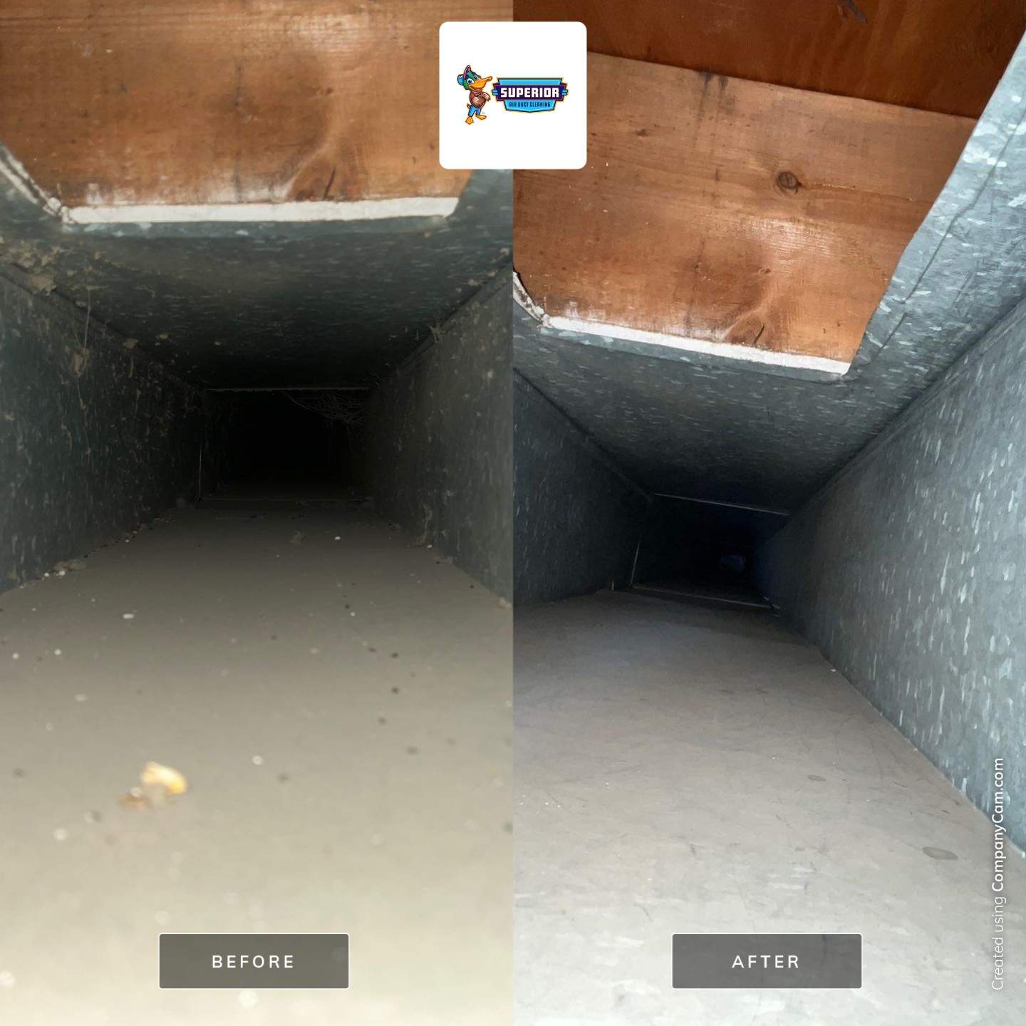 Air Duct Cleaning With a Vacuum Truck in Brentwood, PA by Superior Air Duct Cleaning