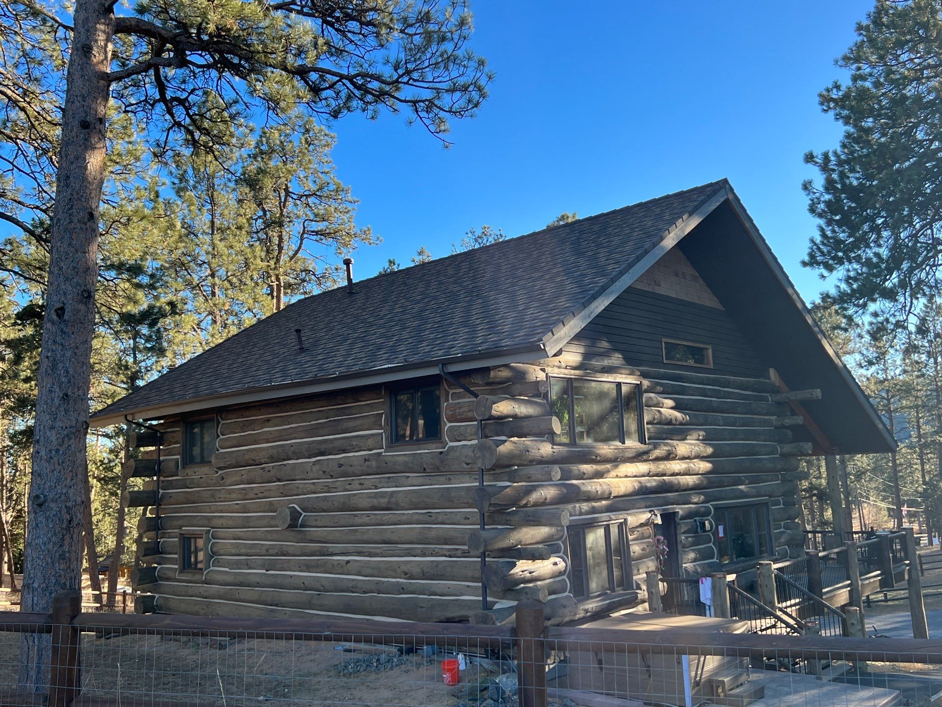 Residential Roofing Installation using Stone Coated Steel by Blue Peaks Roofing LLC 