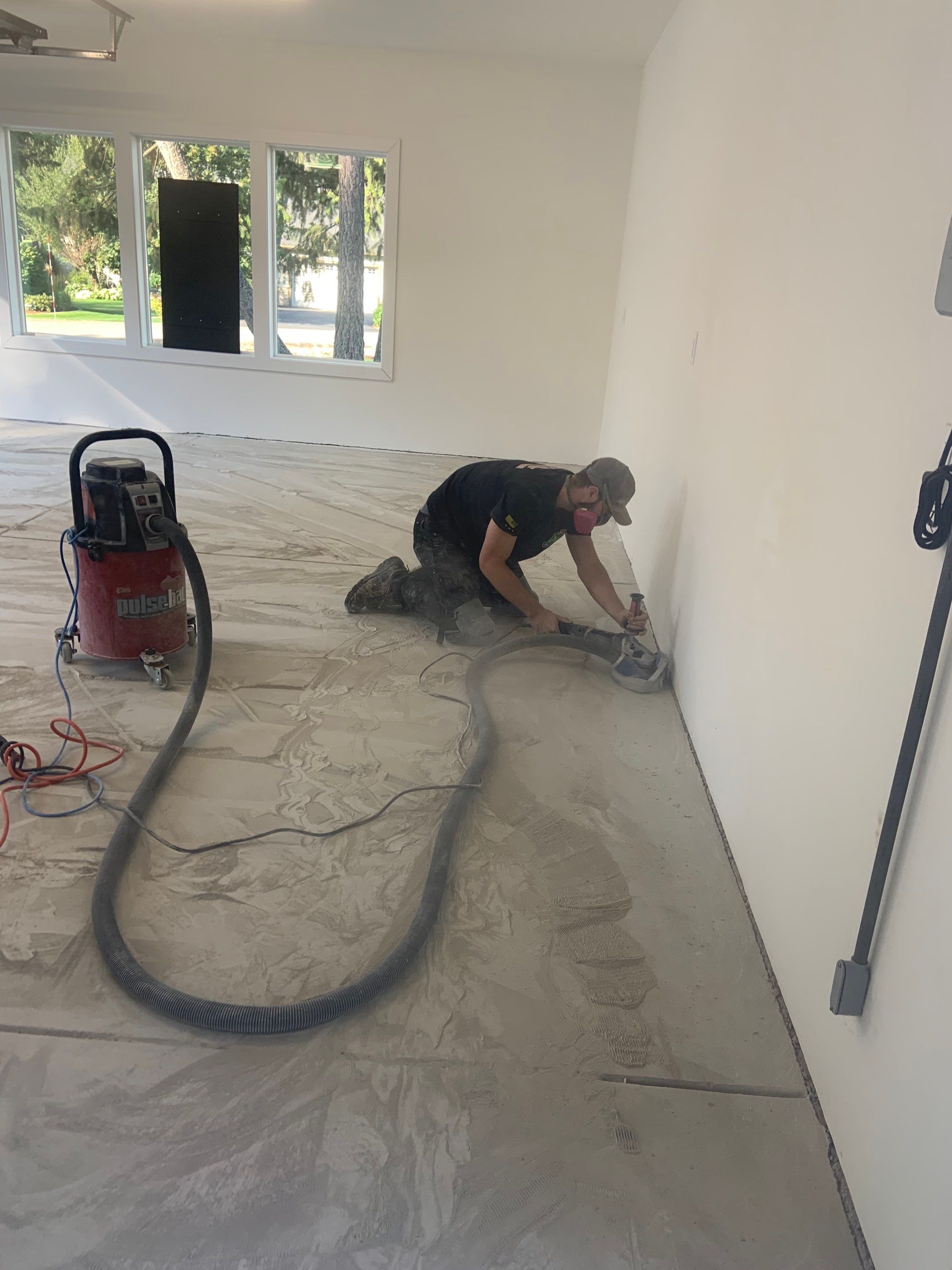 Garage Transformation using Mediterranean Colorway by Croc Coatings, LLC