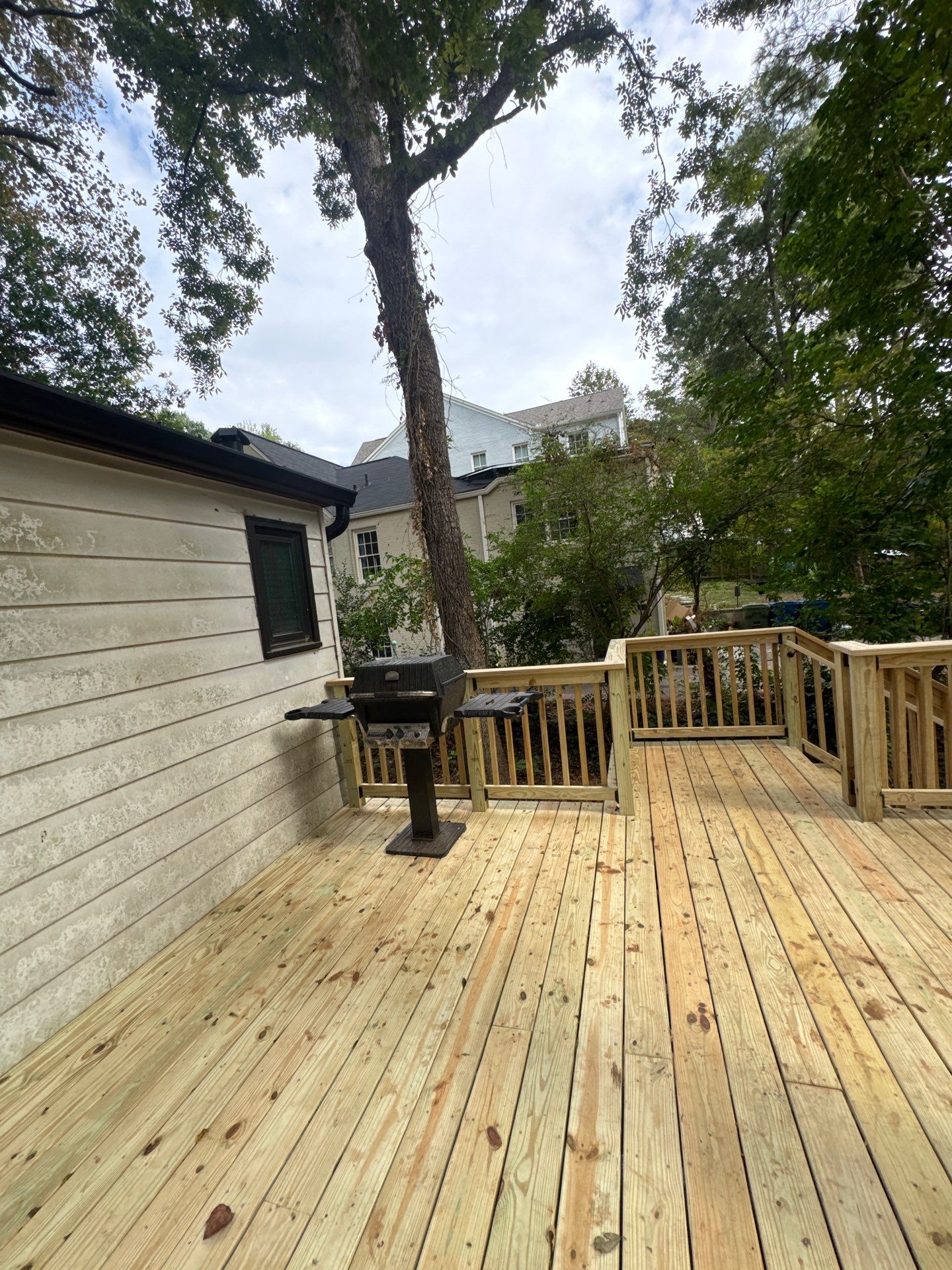 Pressure Treated Pine Deck Build in Atlanta, GA by Nelson Exteriors