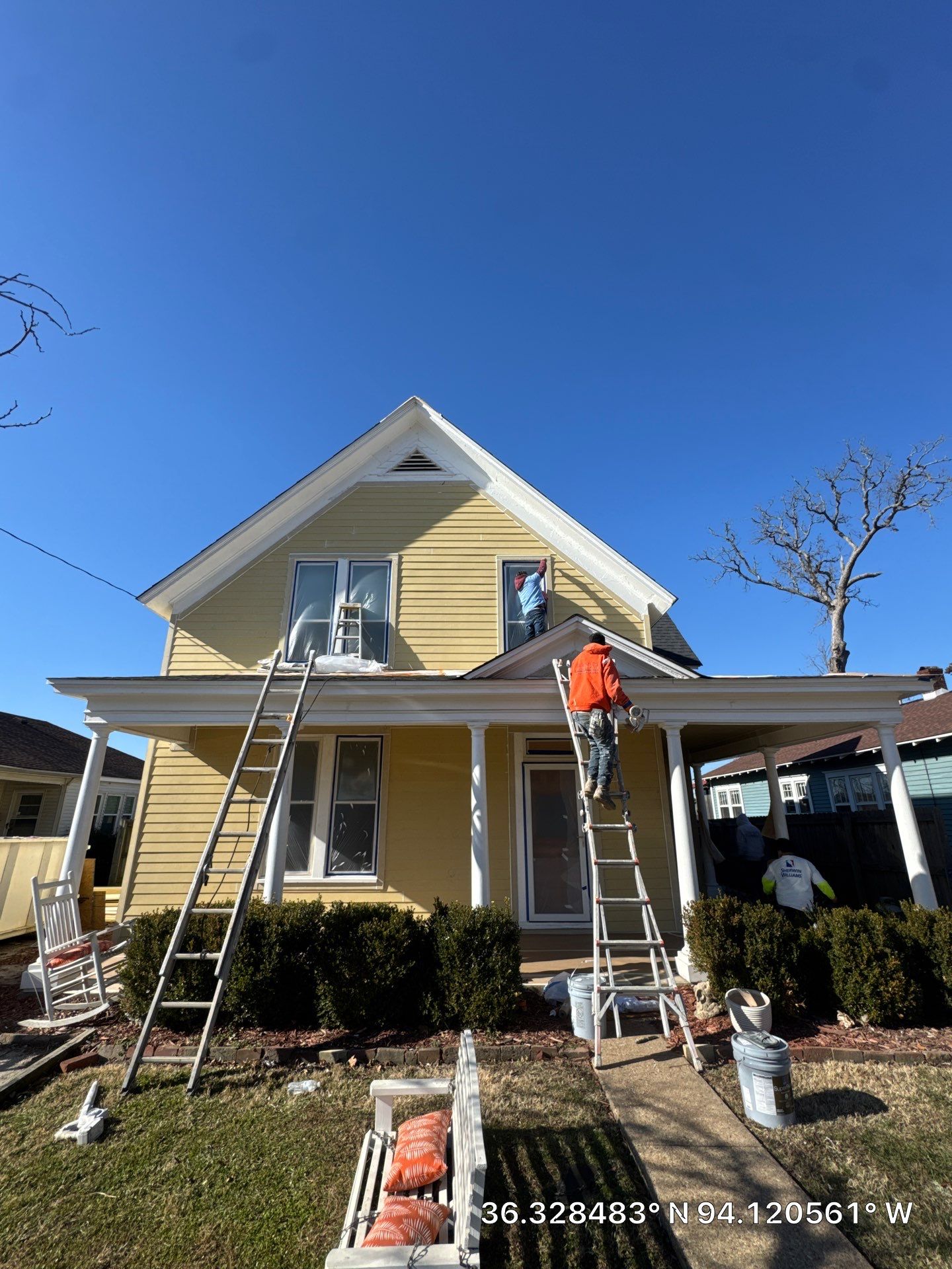 Siding, New Deck and Paint - Rogers by Complete Roofing and Restoration Solutions