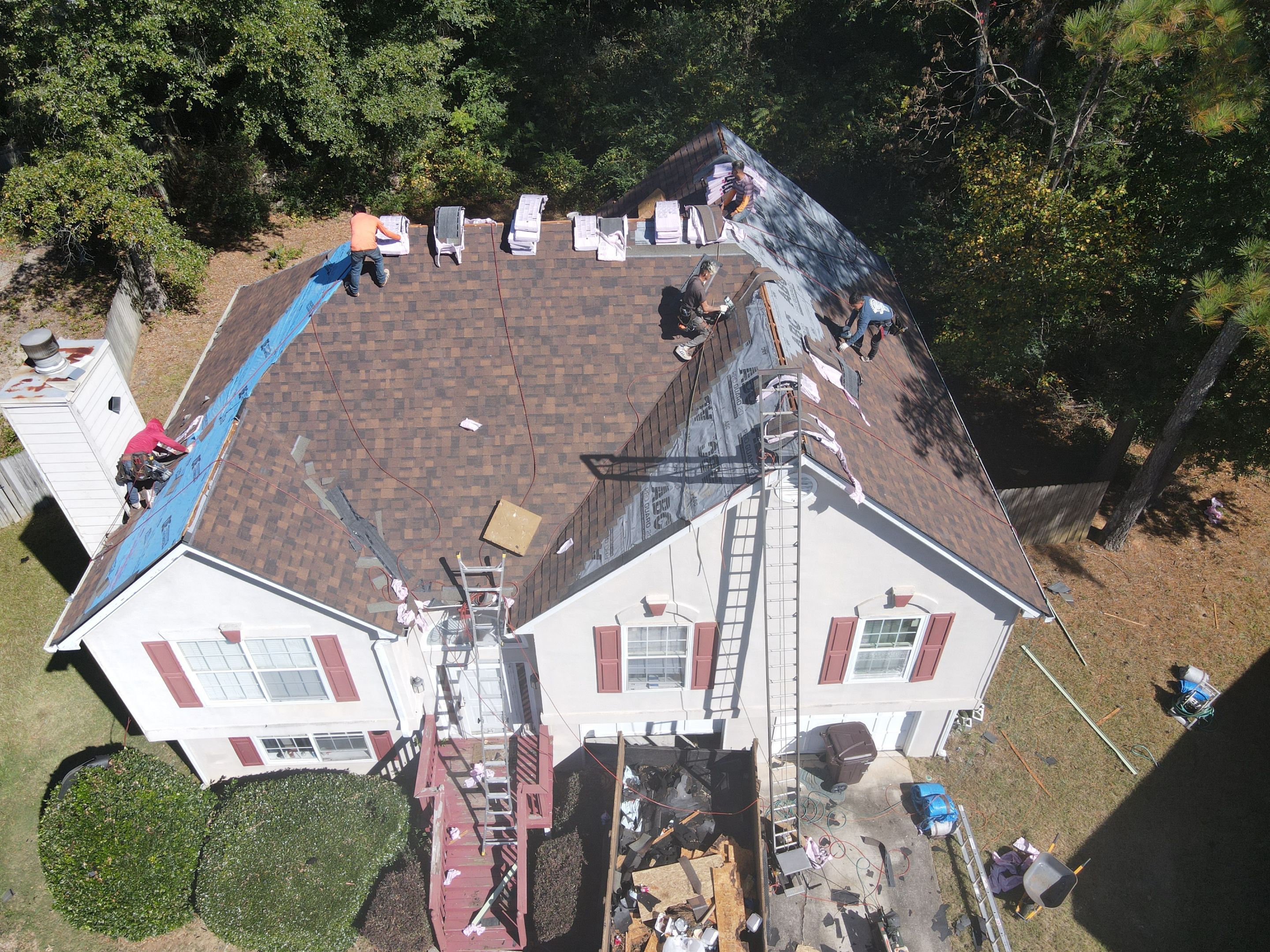 Residential Roofing Installation using Owens Corning by Inspector Roofing and Restoration