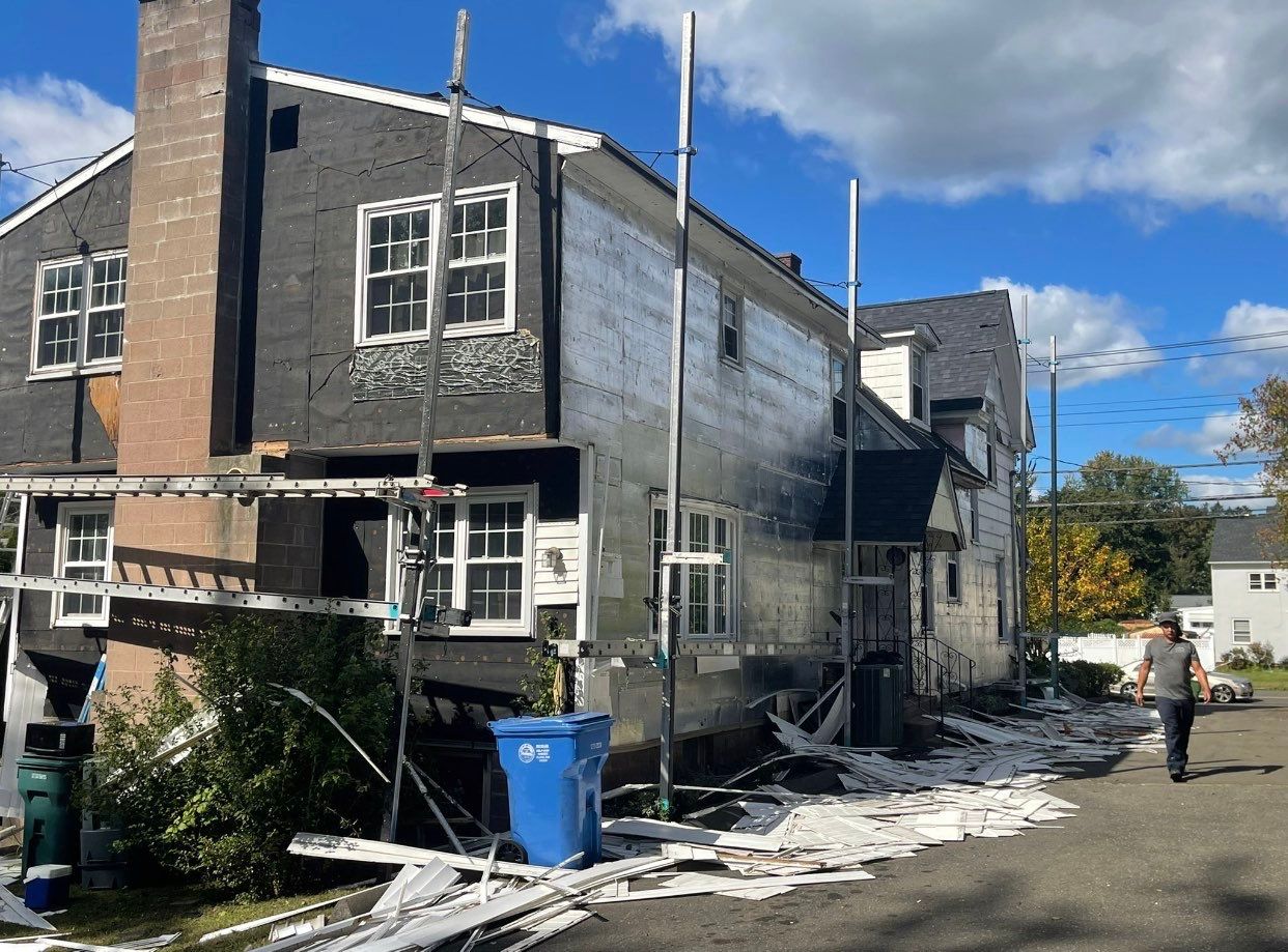 New roofing siding and gutters in new have CT by A Plus Exterior