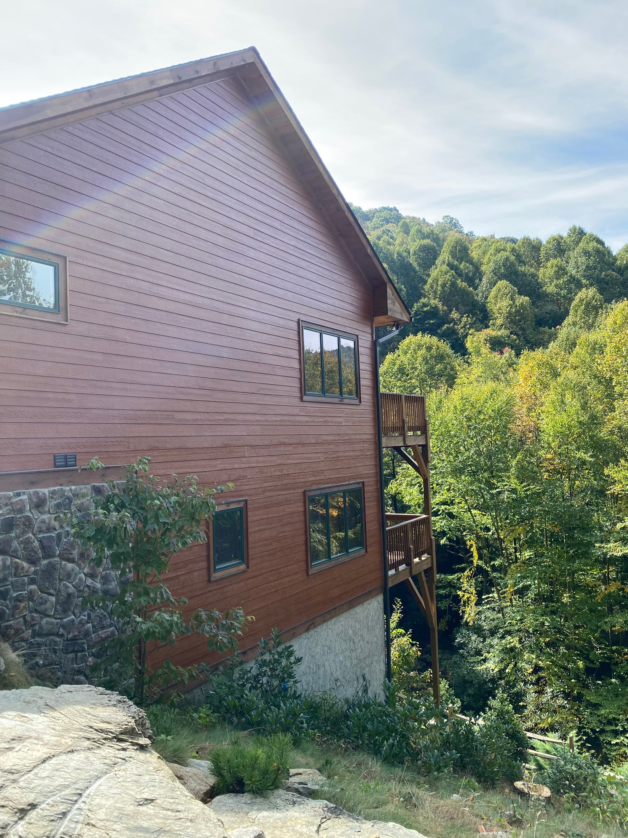 Cabin using Wood Sealant by DuraSeal