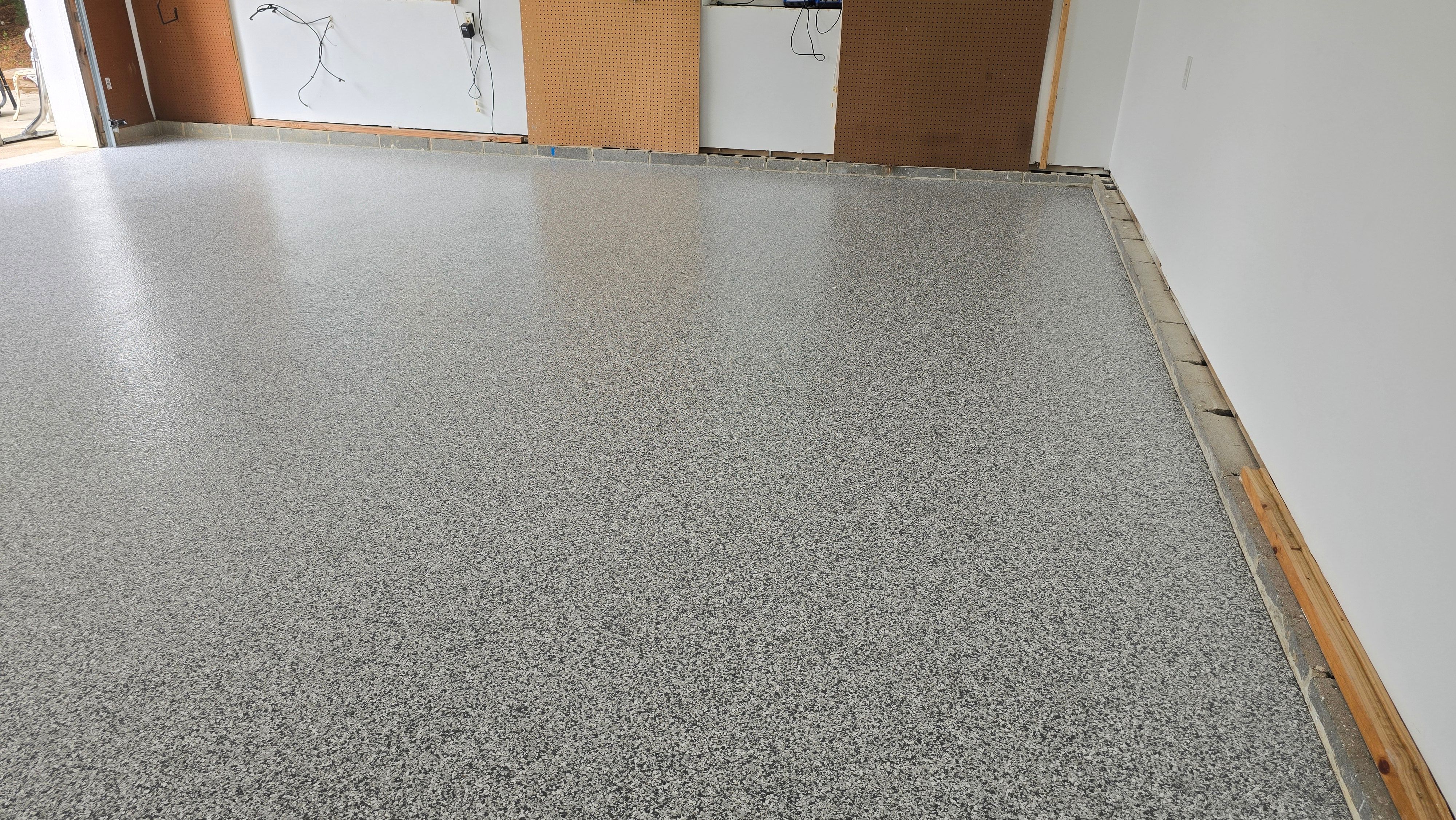 Garage using Gravel by Elite Floor Solutions