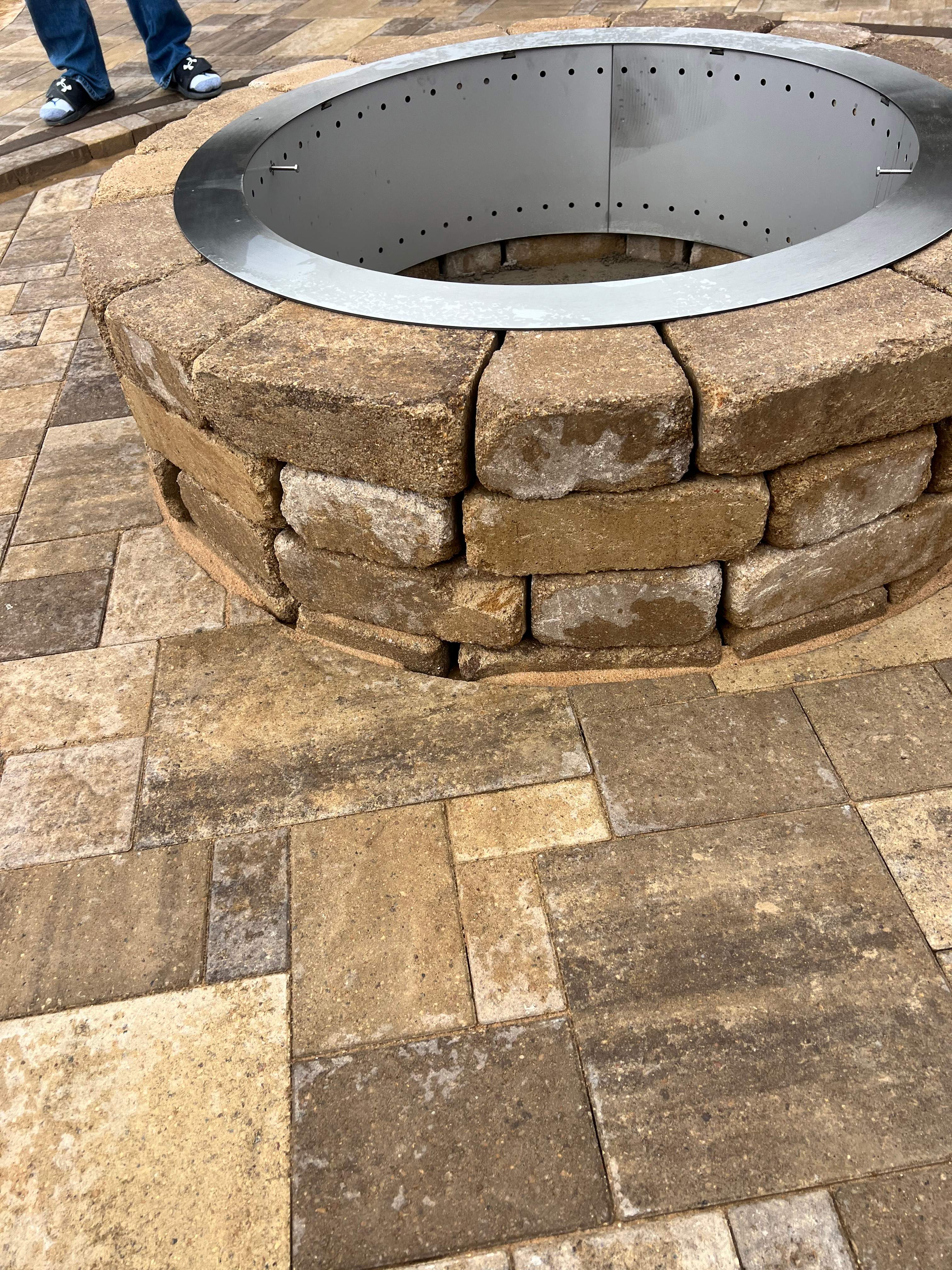 Freeform Pool with Raised Stone Spa by Pinnacle Pools and Spas - DFW