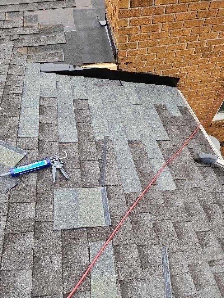 Residential Roofing Repair using Ashphalt Shingles by Indigo State Roofing
