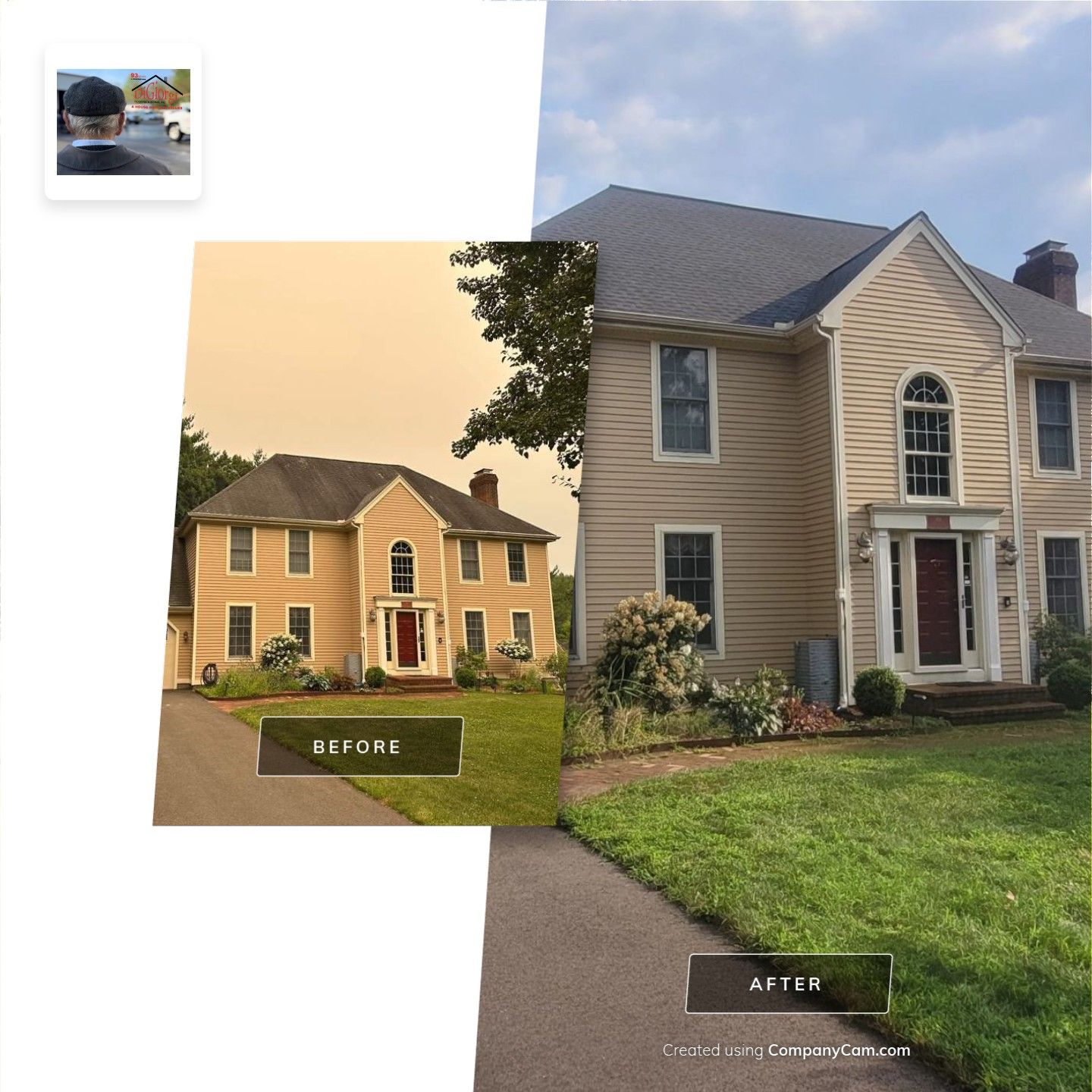 DiGiorgi transormation roof in Manchester, CT! by DiGiorgi Roofing and Siding Inc