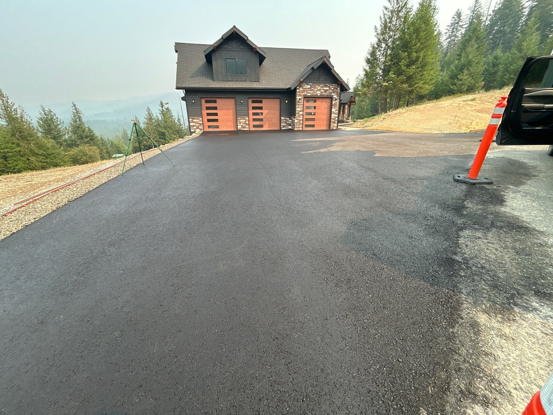 Shale Hybrid Garage Floor Coating and Concrete Restoration in Sagle by Croc Coatings, LLC