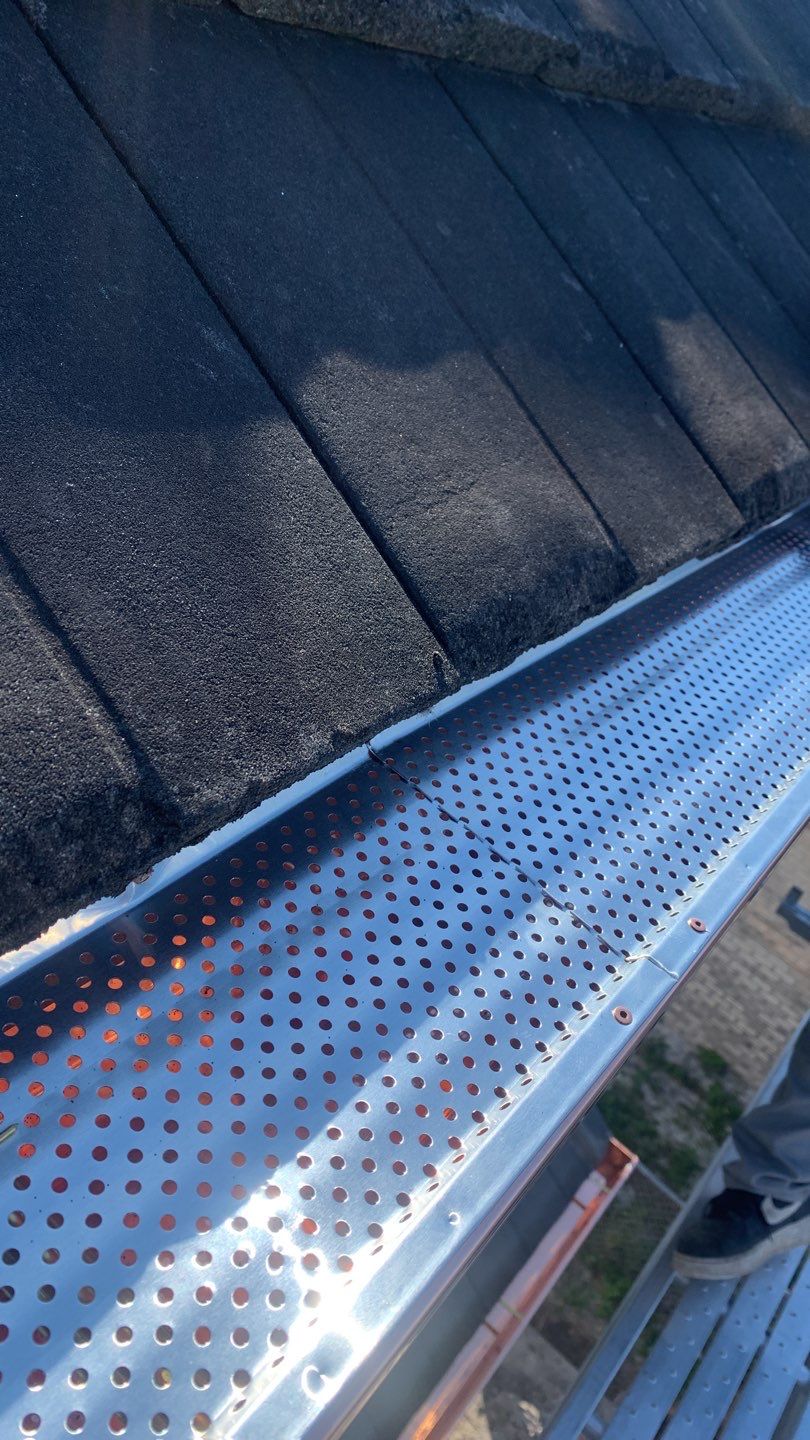 Seamless Gutter Installation Using Copper K- Style Gutters by Gutter Professors