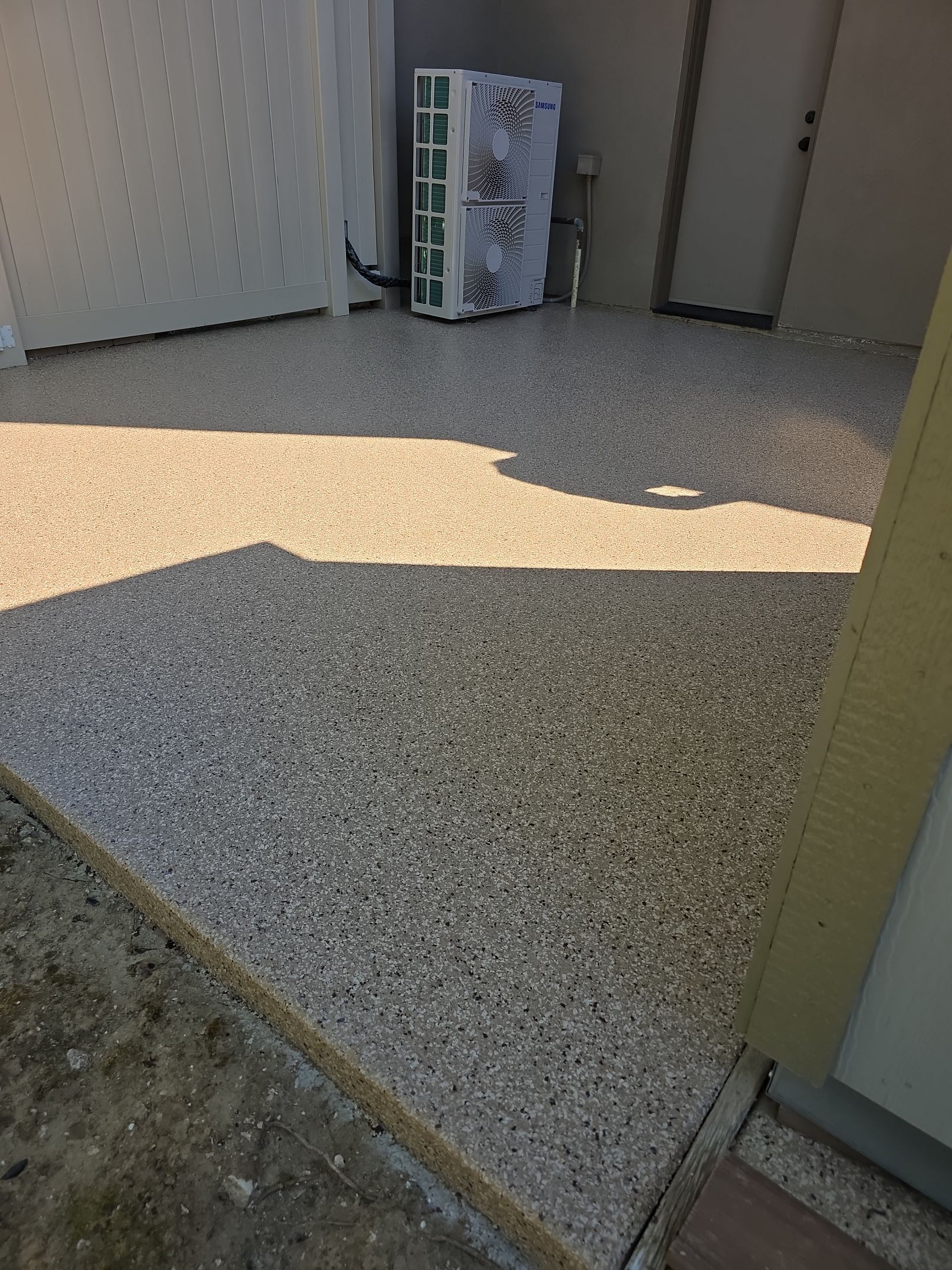 Simiron Safari Chip Concrete Coating and Front Porch Makeover in Atascadero by MGP Coatings