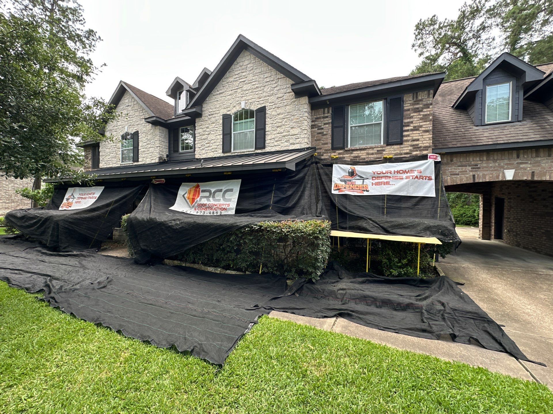 Roof Replacement - The Woodlands Texas by Roof Concepts Construction