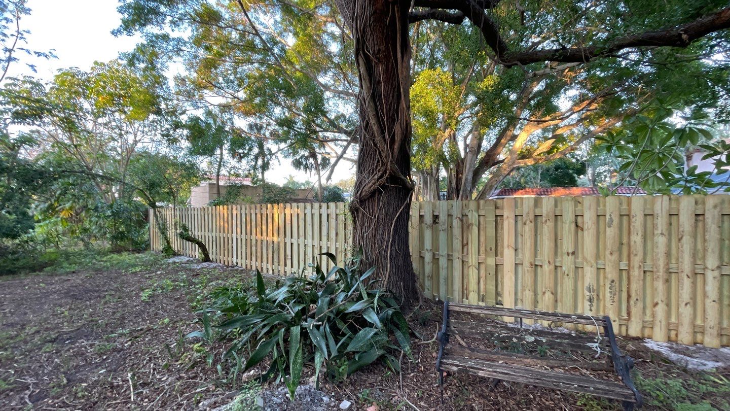 Wood Fence Installation using Shadowbox Wood Fence by Asap fence and gates, LLC