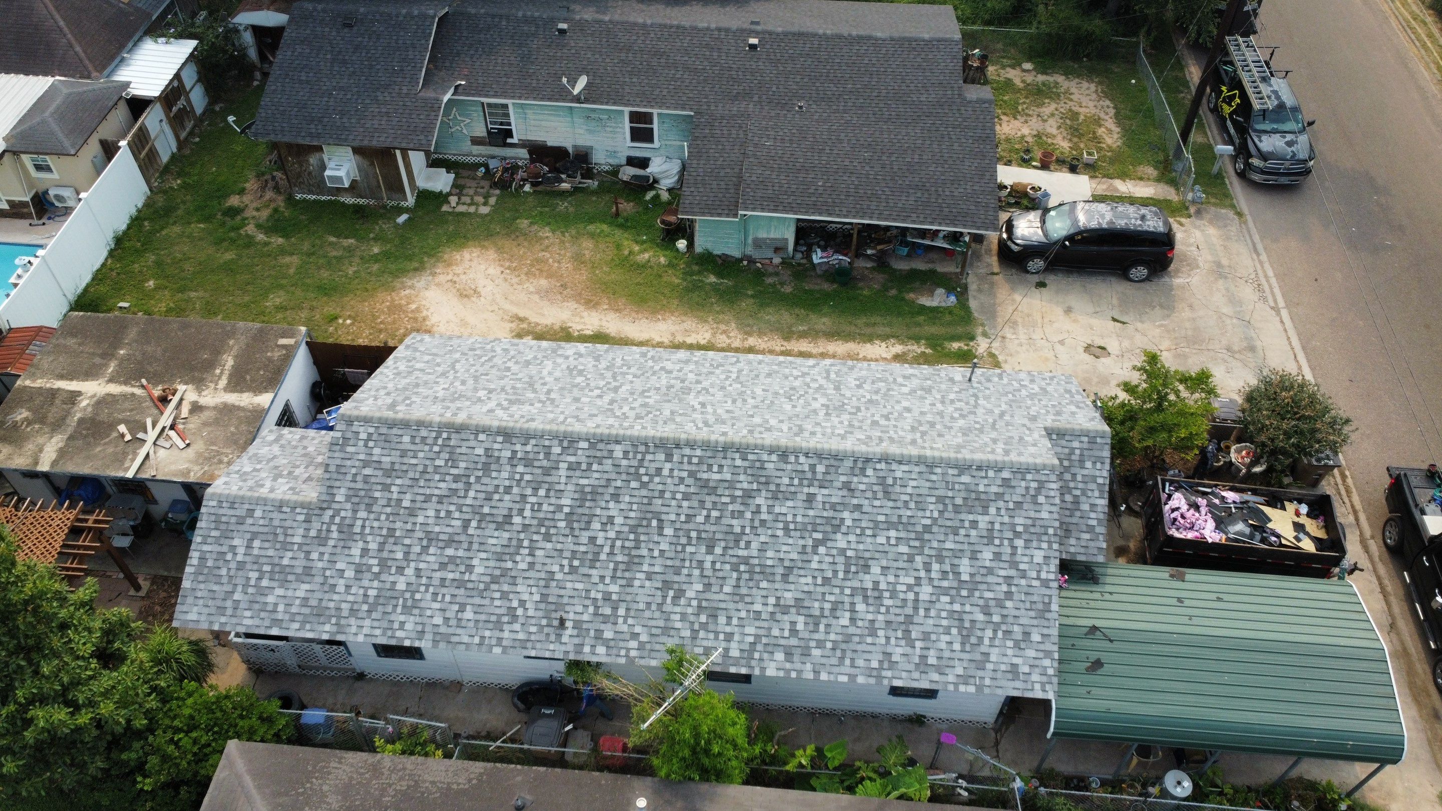 Project in Donna by Bison Roofing  