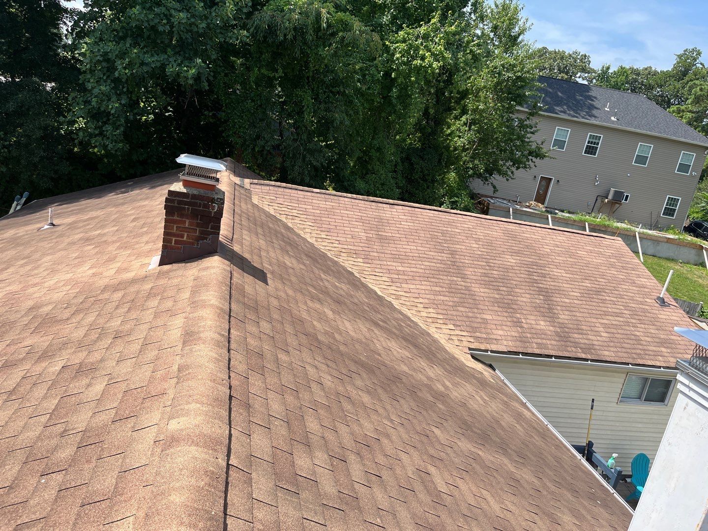 Residential Roofing Installation using Certainteed Landmark, Moire Black by RJC General Construction, LLC.