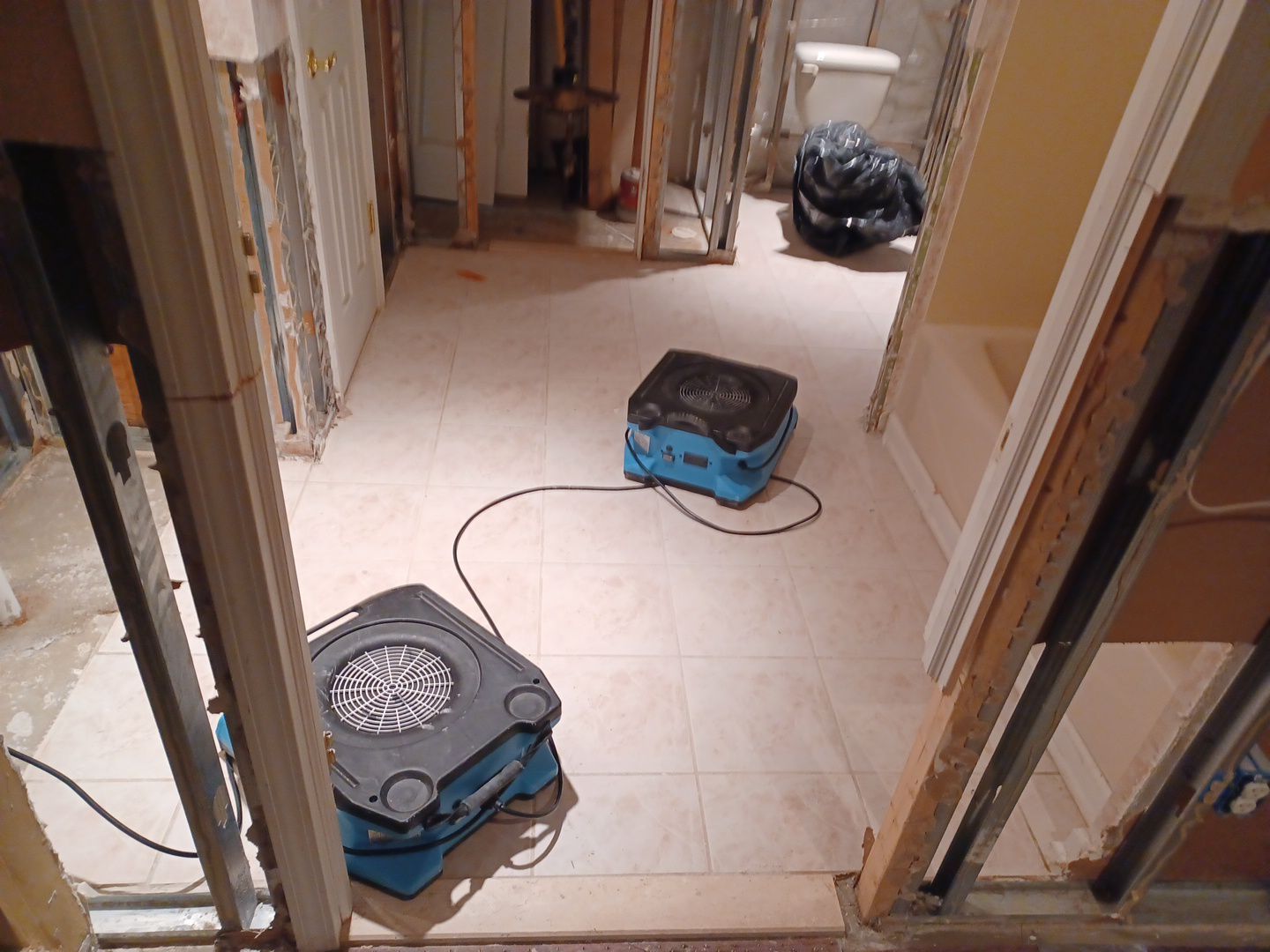 Project in Novi by EzDry Water Mitigation & Property Restoration