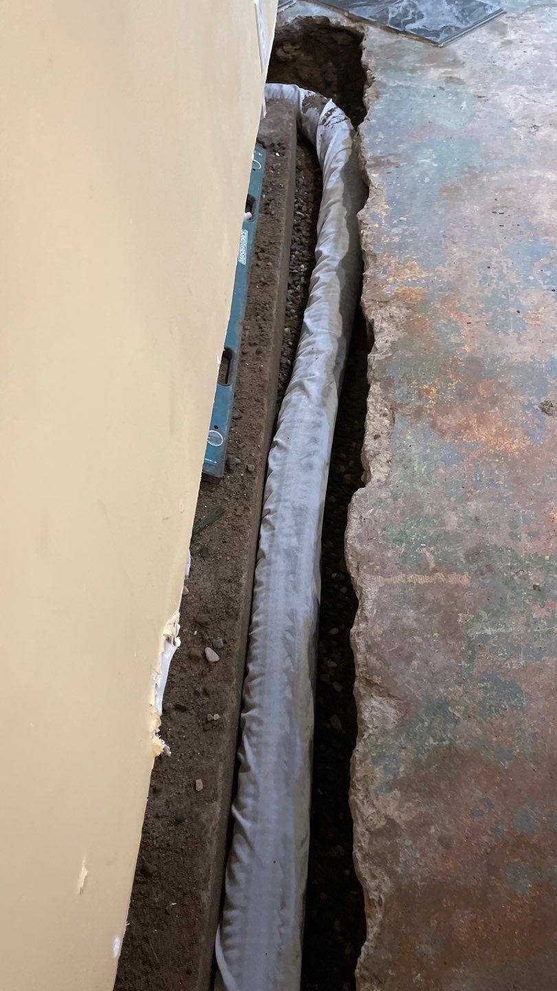 Drain Tile in Columbia Heights by Waterproofing Northeast