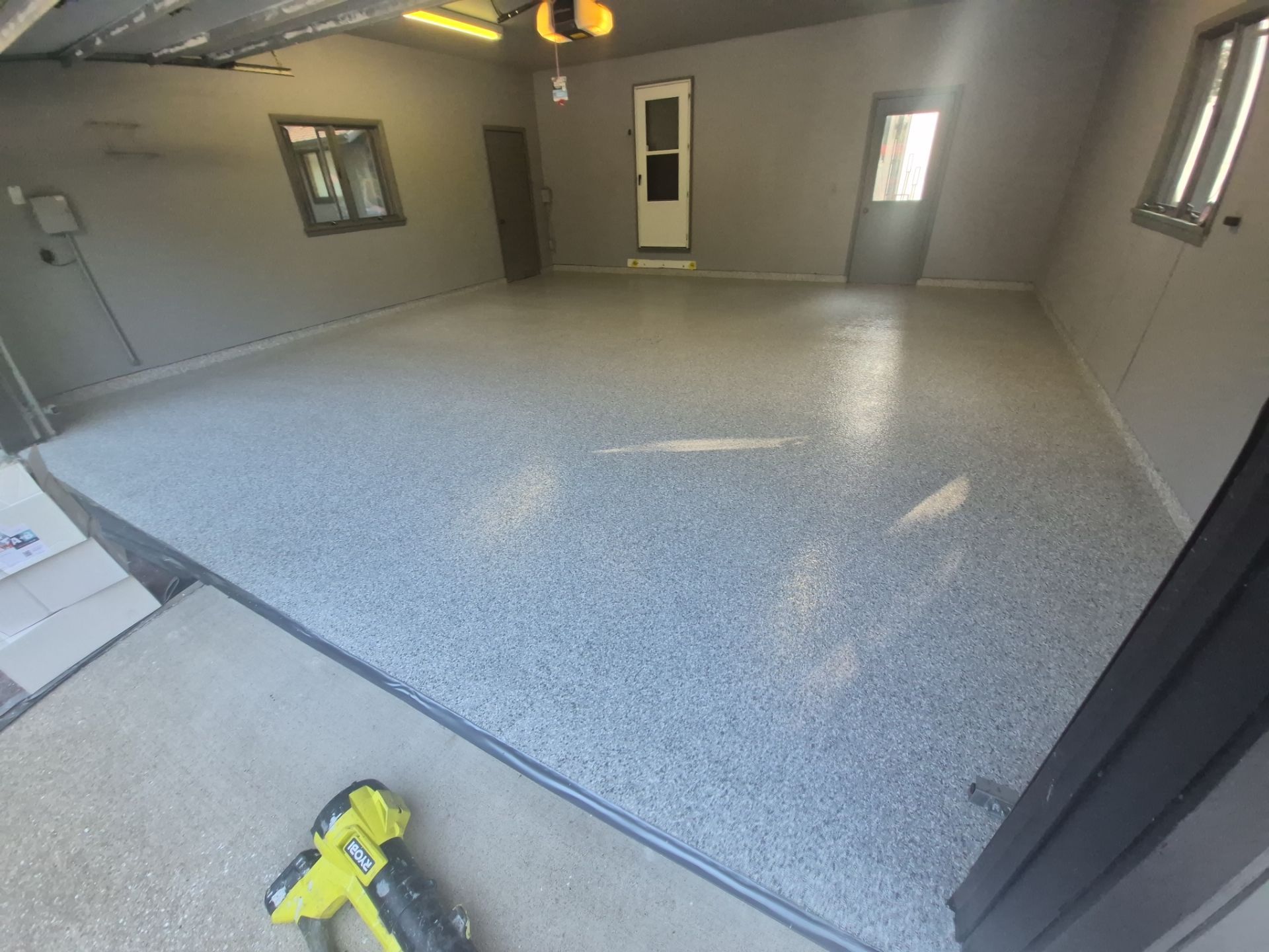 Project in Linwood by Wise Coatings of Central Michigan