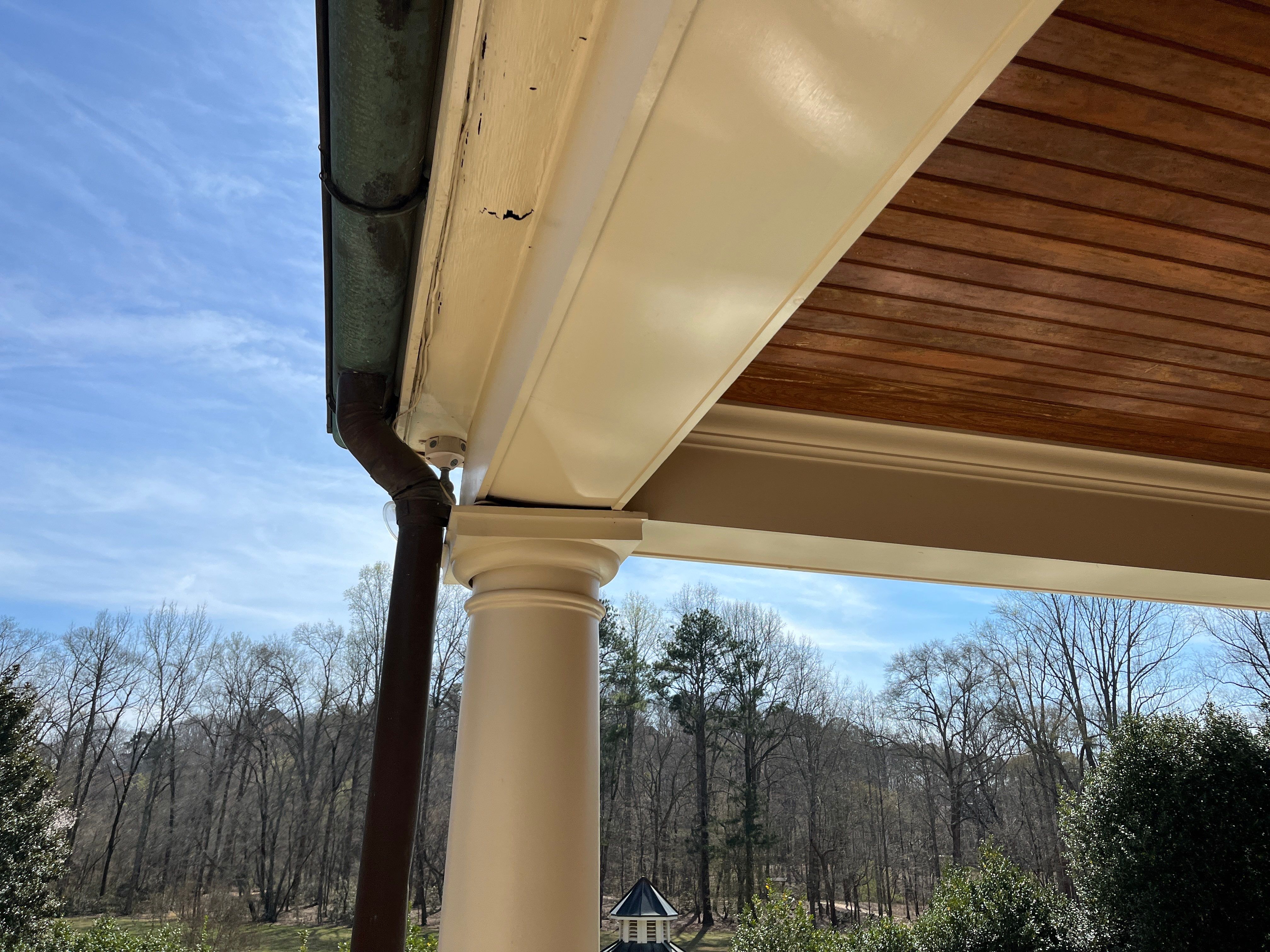 Alpharetta, GA Trex Deck Floor Resurface, Steel Railing Install, and Metal Roof Replacement by Nelson Exteriors 