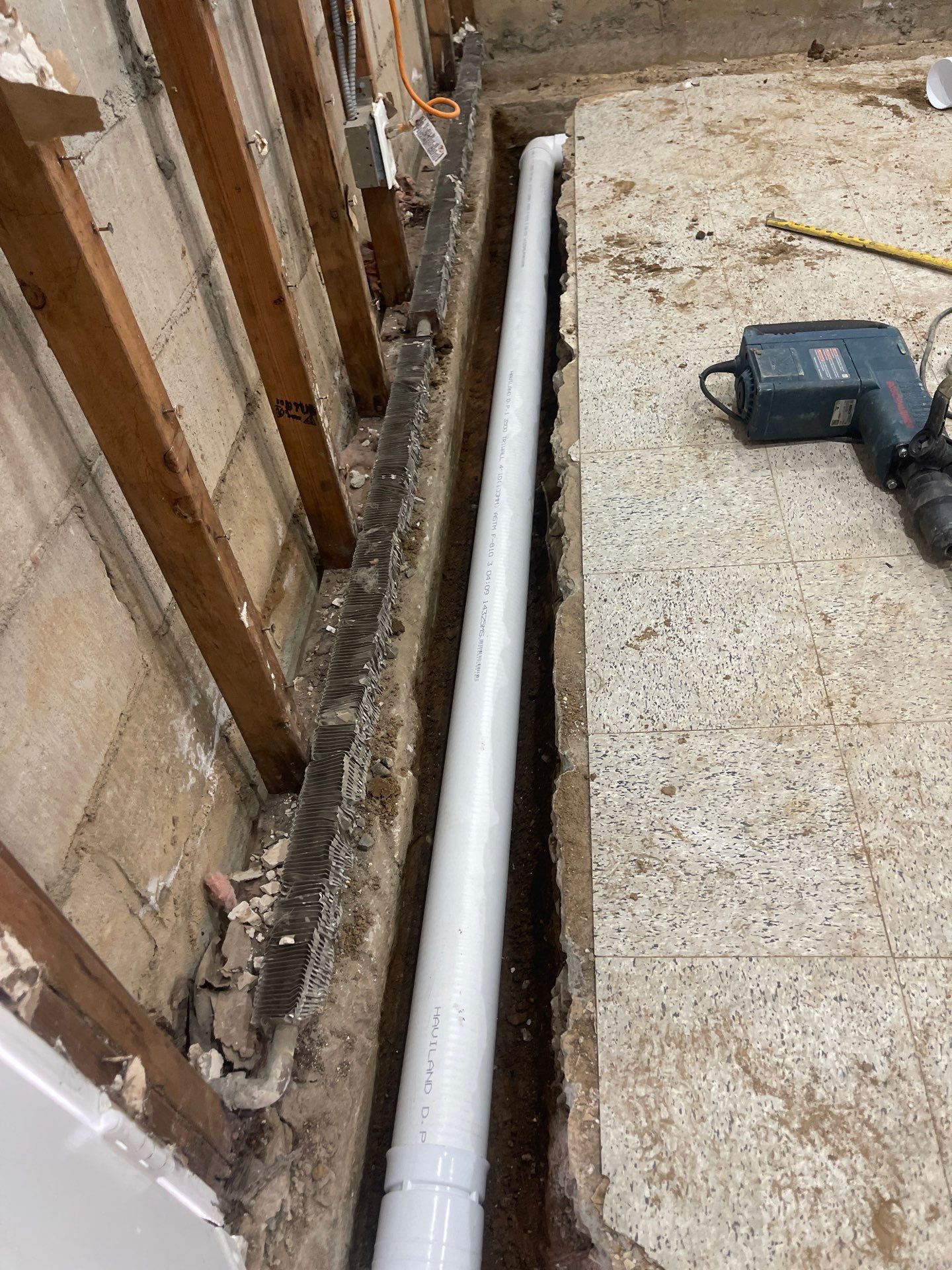 217th St, Flushing by A.M. Shield Waterproofing, Corp.