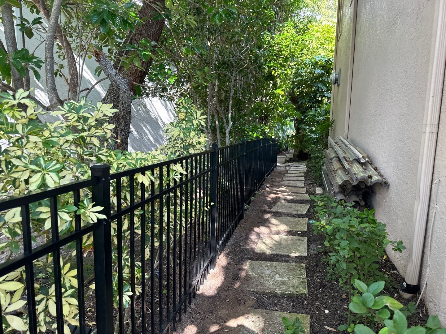 Aluminum Fence Installation using 3 Rail Aluminum Fence by Asap fence and gates, LLC