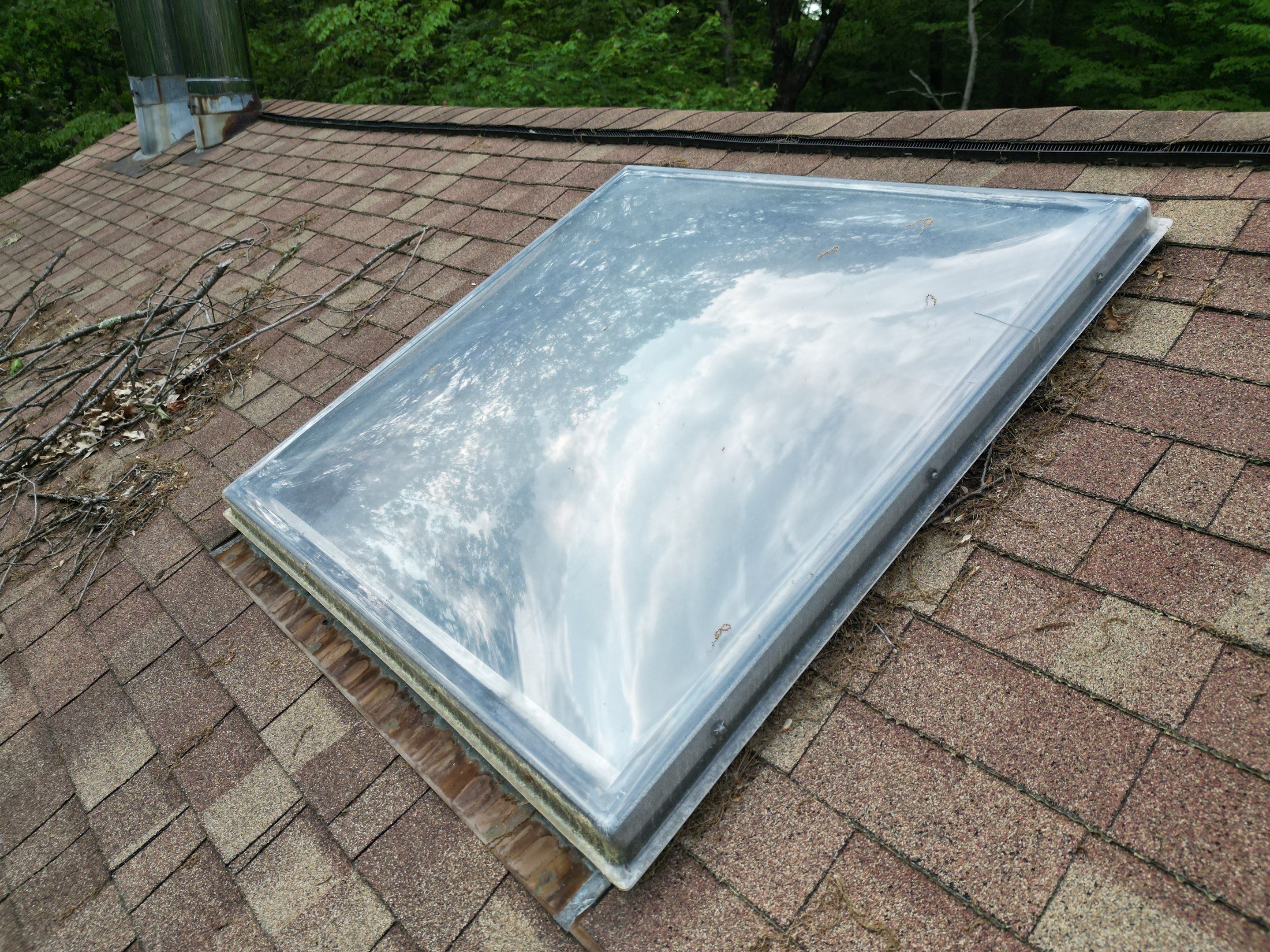 Roof Replacement & Skylight Installation in Bedford, MA by Mighty Dog Roofing of Greater Middlesex County