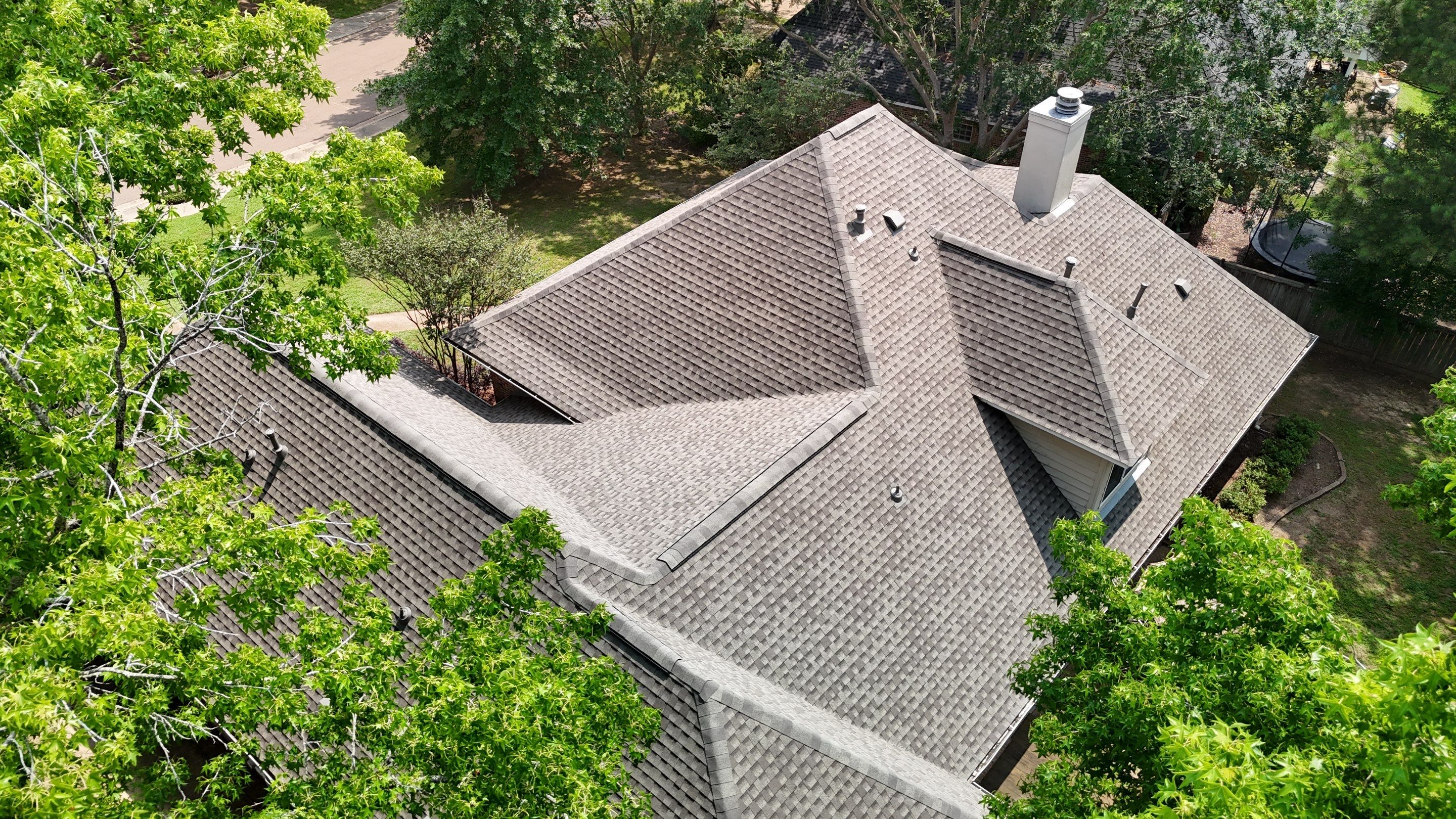 GAF 50-Year Weathered Wood  by Roberson Construction LLC