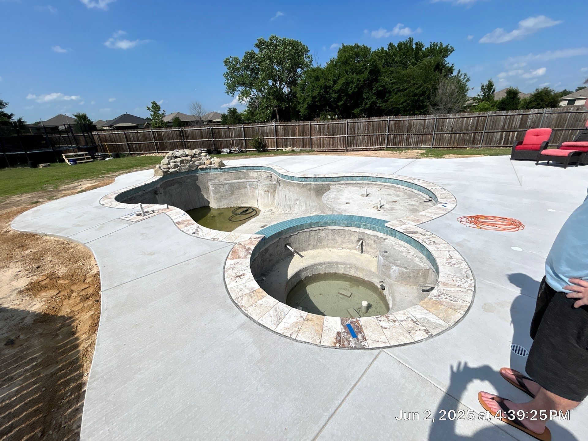 Freeform Pool with Waterfall Rock by Pinnacle Pools and Spas - DFW