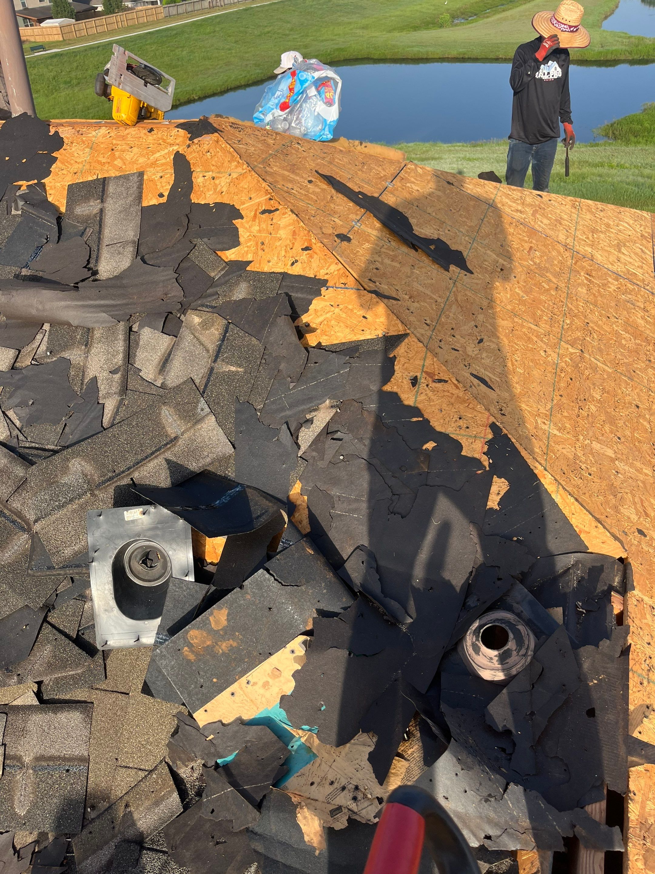 Residential Roofing Installation using Owen's Corning Duration (Lifetime) Shingles by Roof Repair Company