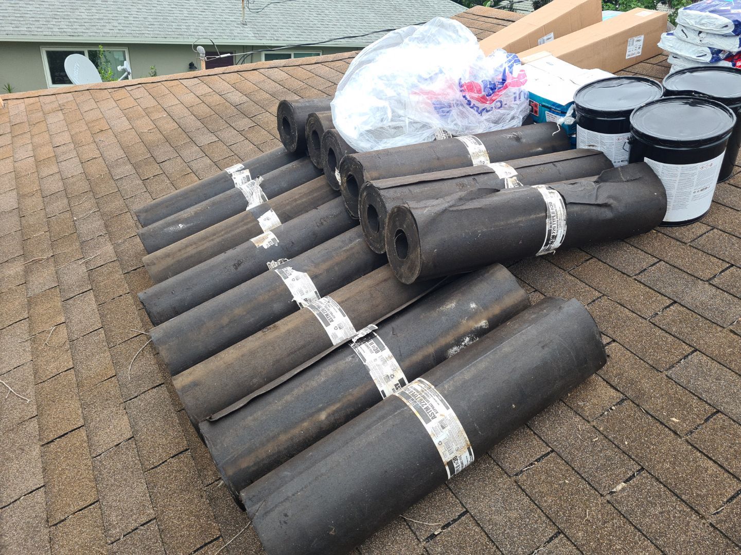 Residential Roofing Installation using GAF by BLUES BROTHERS ROOFING