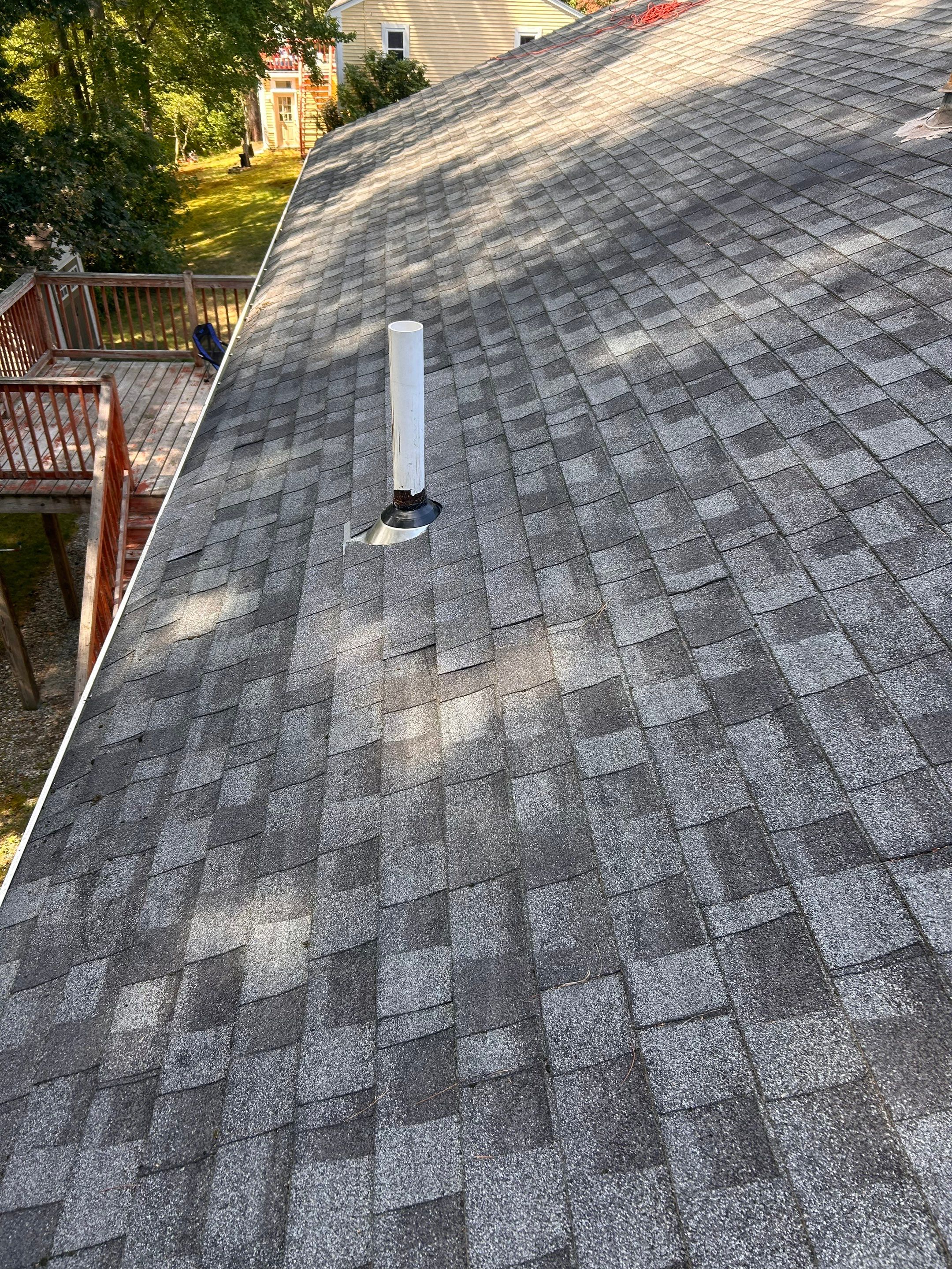 Tewksbury Attic Ventilation Upgrade with Chimney & Pipe Boot Reflashing by Mighty Dog Roofing of Greater Middlesex County