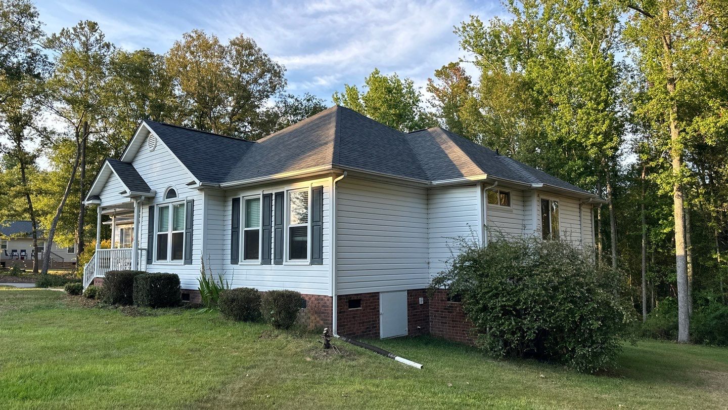 Full Owens Corning Shingle Roof and Gutter Replacement in Rock Hill, SC by Merritt Roofing LLC