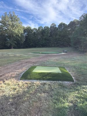 Airbnb Custom Green Install by Hocking Hills