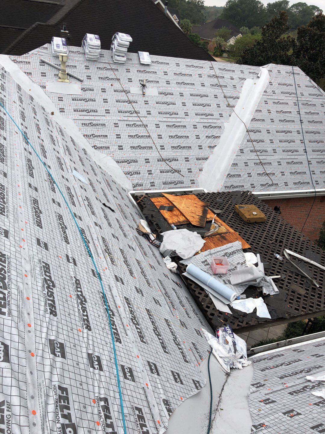 Residential Roofing Installation using Roof Replacement by American Roofing & Construction LLC