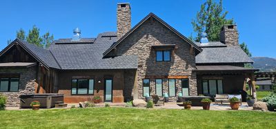Residential Roofing Installation using Brava Synthetic Slate in Bozeman, MT