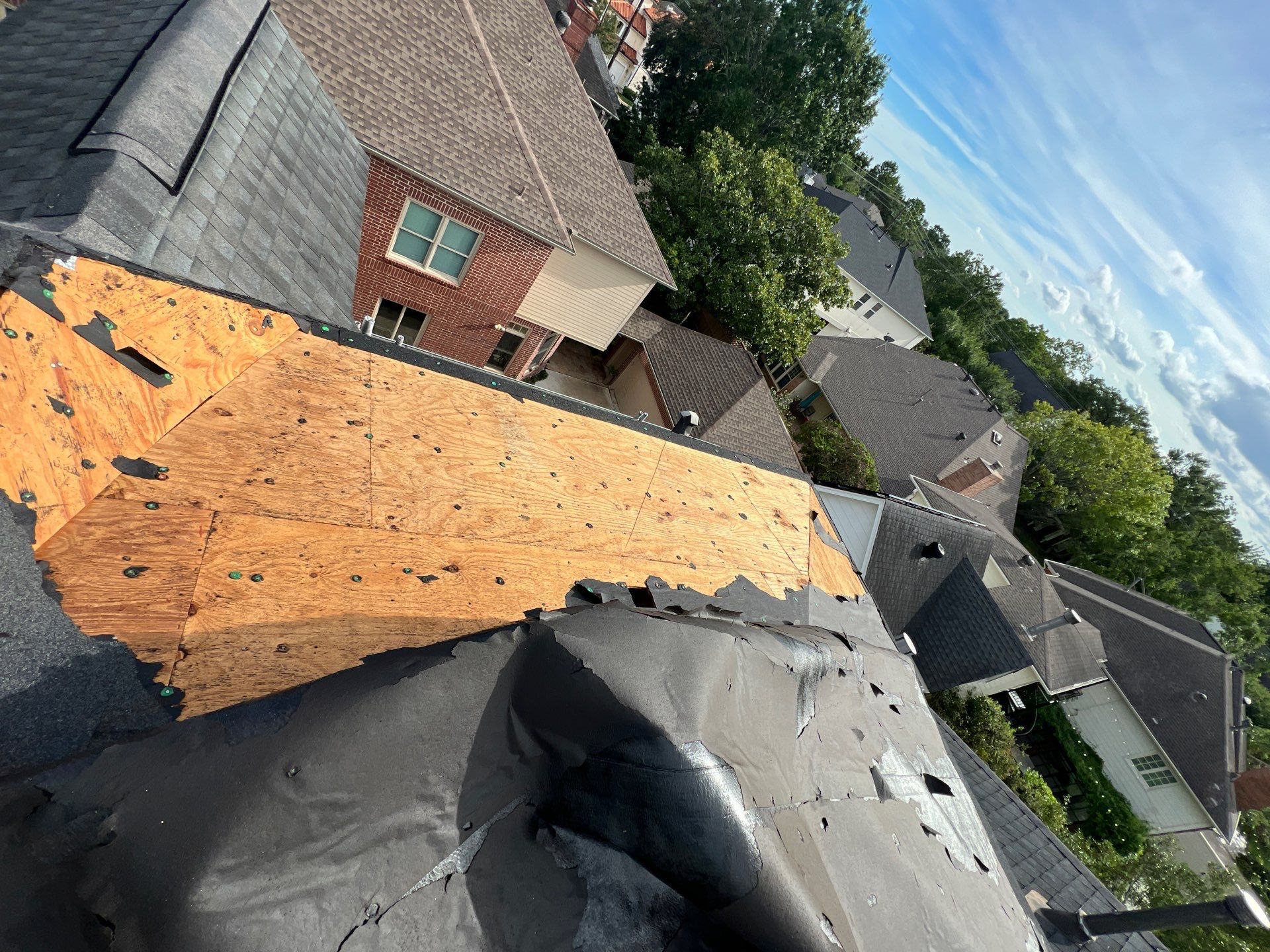 Residential Roofing Installation using Owen's Corning Duration (Lifetime) Shingles by Roof Repair Company
