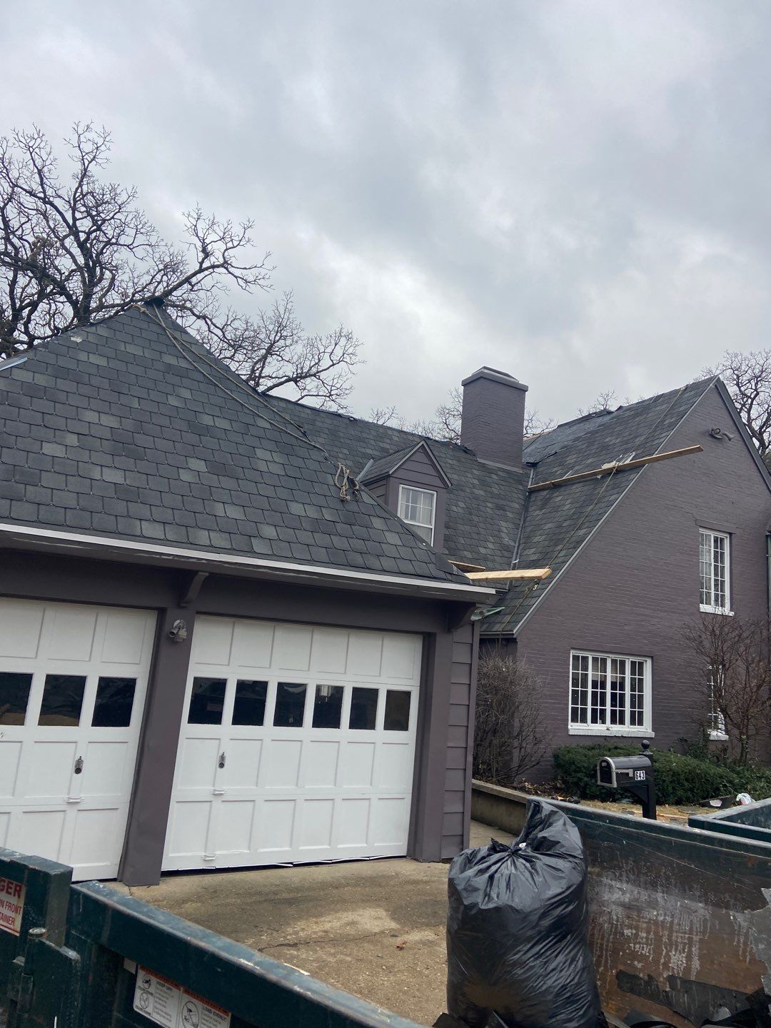 Slate Roof Removal using Atlas Storm Master Slate by Total Exteriors