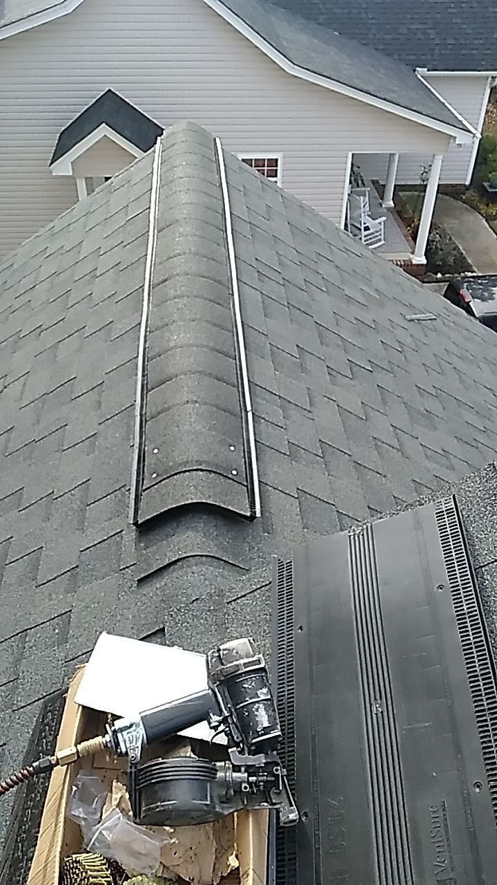 Residential Roofing Installation using Owens Corning Oakridge- Williamsburg Gray by Indigo State Roofing